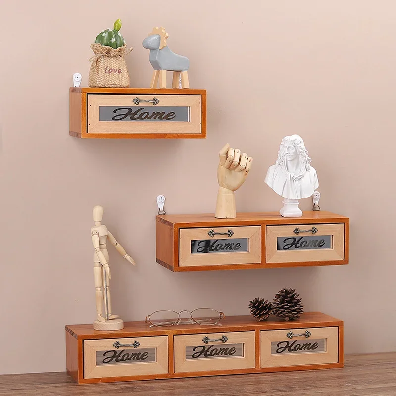 Retro Wooden Storage Drawer Bedroom Living Room Wall Desktop Organizer Boxes Household Daily Cosmetics Dustproof Bins
Retro Wooden Storage Drawer Bedroom Living Room Wall Desktop Organizer Boxes Household Daily Cosmetics Dustproof Bins