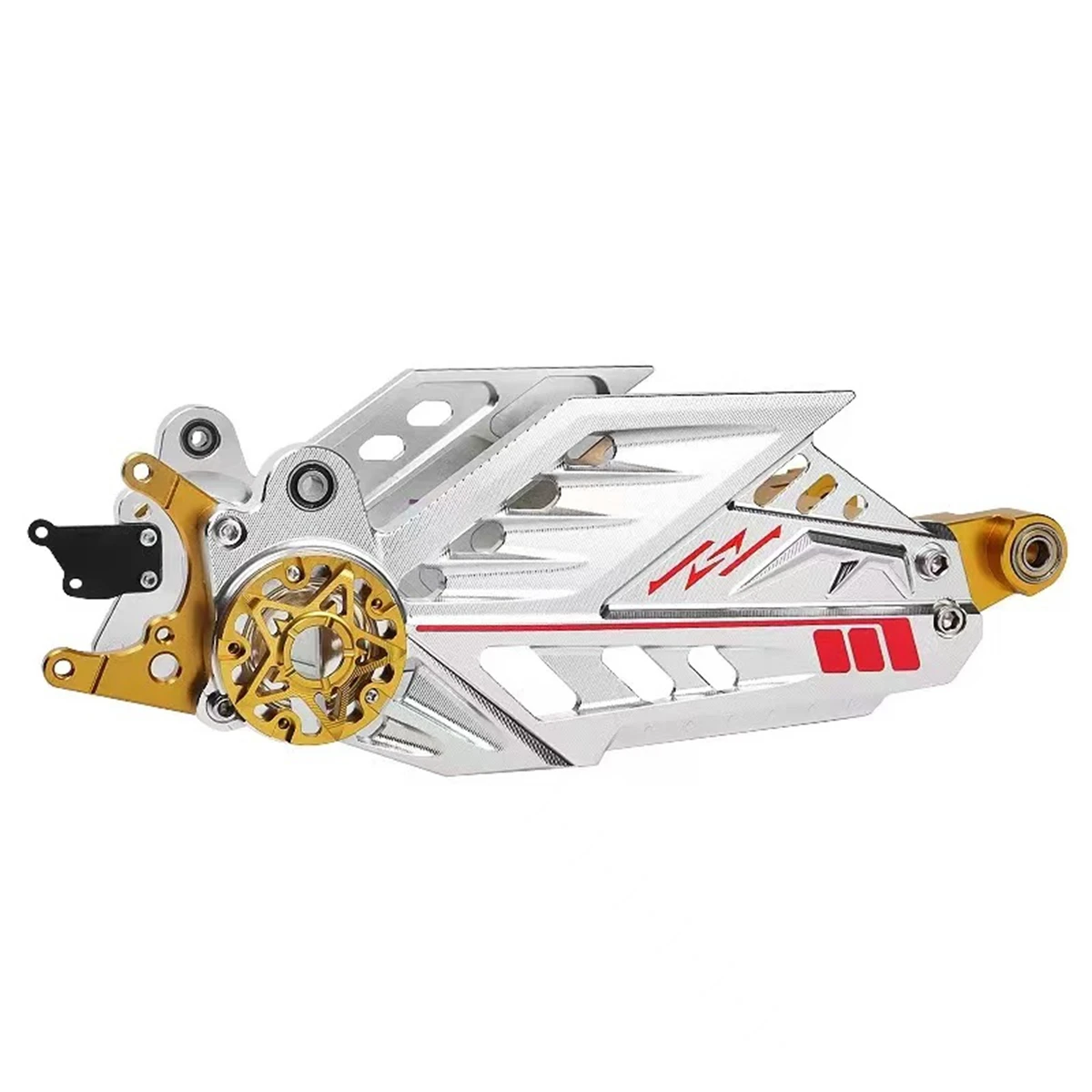 Мотоцикл электронный скутер с ЧПУ подвеска из алюминиевого сплава racetrack задний поворотный рычаг коромысло вилка подходит для NIU N1S NQi M u + b u1 модификация
Мотоцикл электронный скутер с ЧПУ подвеска из алюминиевого сплава racetrack задний поворотный рычаг коромысло вилка подходит для NIU N1S NQi M u + b u1 модификация