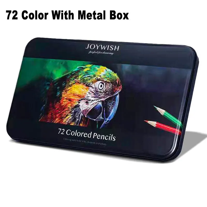 Professional 72 Color Set Oily Colored Pencils With Metal Box Wooden Hex Handle For Artist Drawing Sketch Art Design Kids Gift
Professional 72 Color Set Oily Colored Pencils With Metal Box Wooden Hex Handle For Artist Drawing Sketch Art Design Kids Gift