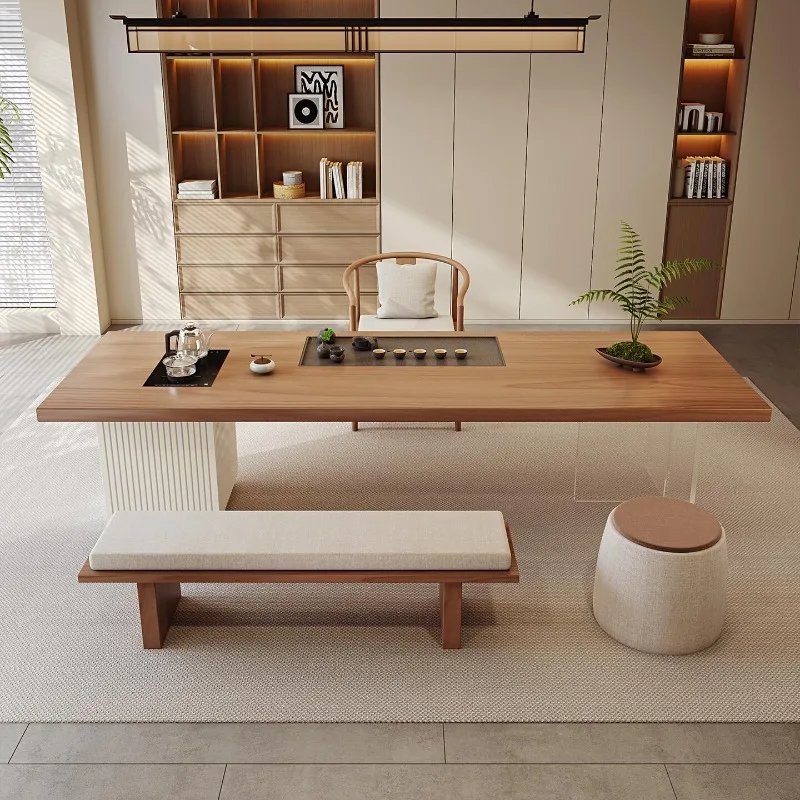 Wind Solid Wood Tea Table and Chair Combination New Chinese Modern Simple Light Luxury Tea Table Tea Table Tea Room
Wind Solid Wood Tea Table and Chair Combination New Chinese Modern Simple Light Luxury Tea Table Tea Table Tea Room