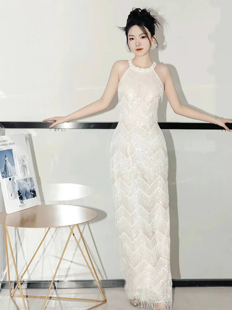 Ele Long Evening Gown Ne Hanging Sle Wedding Dr for Women Cusized High-End Engagement And Toasting Dr
Ele Long Evening Gown Ne Hanging Sle Wedding Dr for Women Cusized High-End Engagement And Toasting Dr