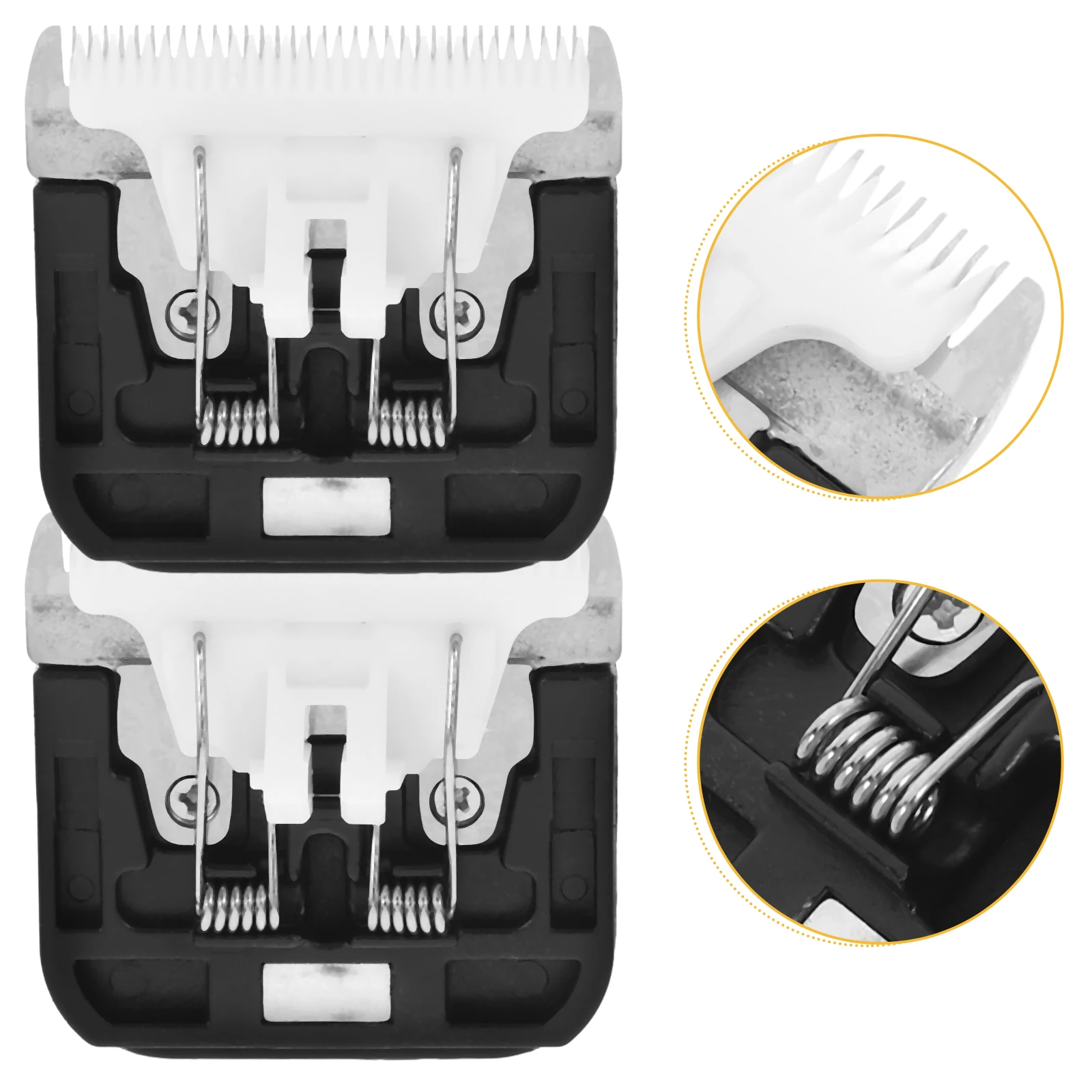 2Pcs Electric Pet Hair Trimmer Blades Clipper Head for Dog Grooming Cats Paws Eyes Ears Replacement Suitable Most Pets
2Pcs Electric Pet Hair Trimmer Blades Clipper Head for Dog Grooming Cats Paws Eyes Ears Replacement Suitable Most Pets