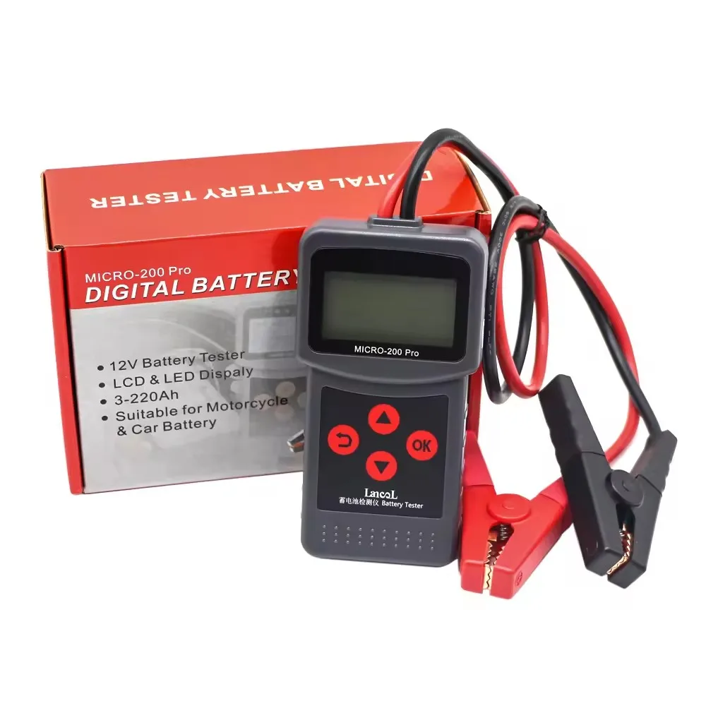 12V/24V 40~2000 CCA Battery Load Car Battery Tester Analyzer Charging Cranking System Tester for Car Truck Marine Motorcycle 
12V/24V 40~2000 CCA Battery Load Car Battery Tester Analyzer Charging Cranking System Tester for Car Truck Marine Motorcycle