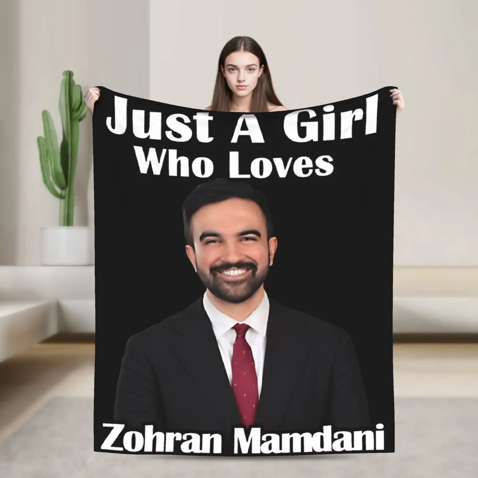 Zohran NYC Portrait Flannel Throw Blanket Super Warm for Autumn Perfect for Kids Adults Novelty Bedspread or Sofa Bed Cover
Zohran NYC Portrait Flannel Throw Blanket Super Warm for Autumn Perfect for Kids Adults Novelty Bedspread or Sofa Bed Cover