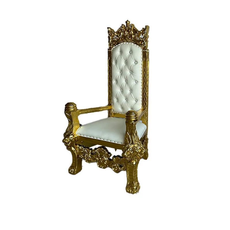 European wedding high back king chair hotel lobby decoration crown chair luxury double tiger head chair
European wedding high back king chair hotel lobby decoration crown chair luxury double tiger head chair