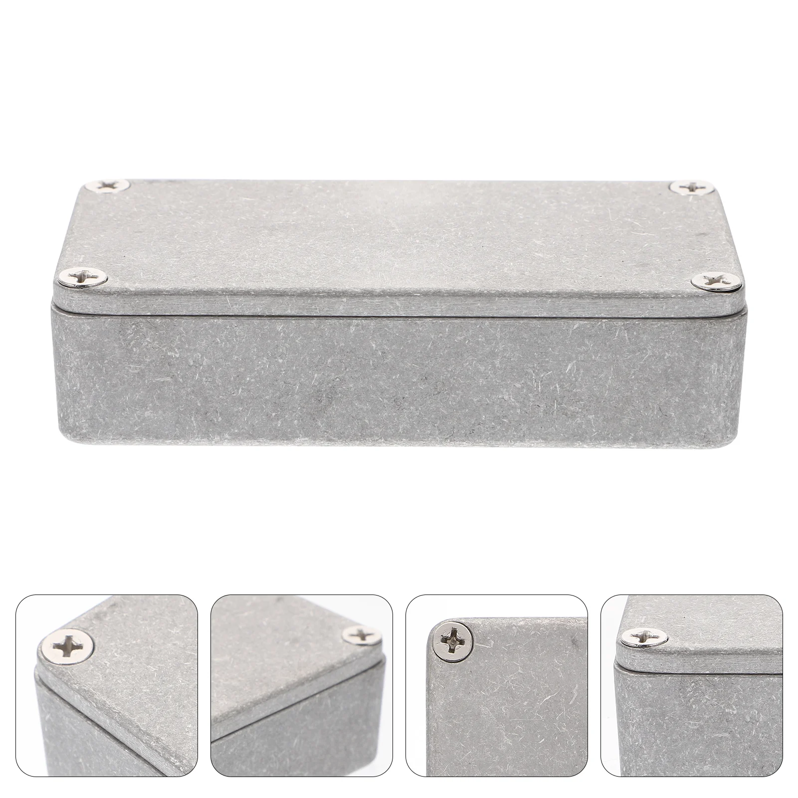 Aluminum Die-cast Instrument Case Guitar Pedal Silver Enclosure Board Bass Effects
Aluminum Die-cast Instrument Case Guitar Pedal Silver Enclosure Board Bass Effects