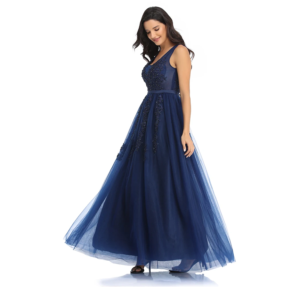 New Long Formal Evening Dresses DongCMY Lace Sequined V-Neck Robe De Soiree Maxi Prom Tulle Vestidos Backless Elegant Dress
New Long Formal Evening Dresses DongCMY Lace Sequined V-Neck Robe De Soiree Maxi Prom Tulle Vestidos Backless Elegant Dress