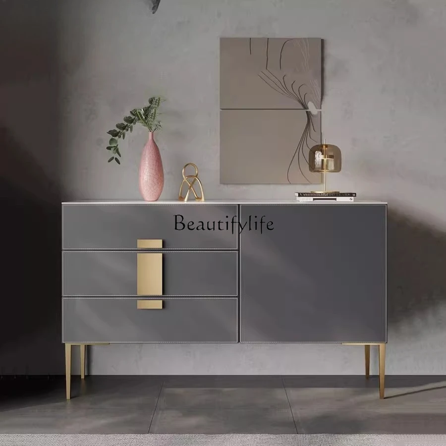 Italian style polar saddle leather entrance entrance cabinet modern foyer side cabinet
Italian style polar saddle leather entrance entrance cabinet modern foyer side cabinet