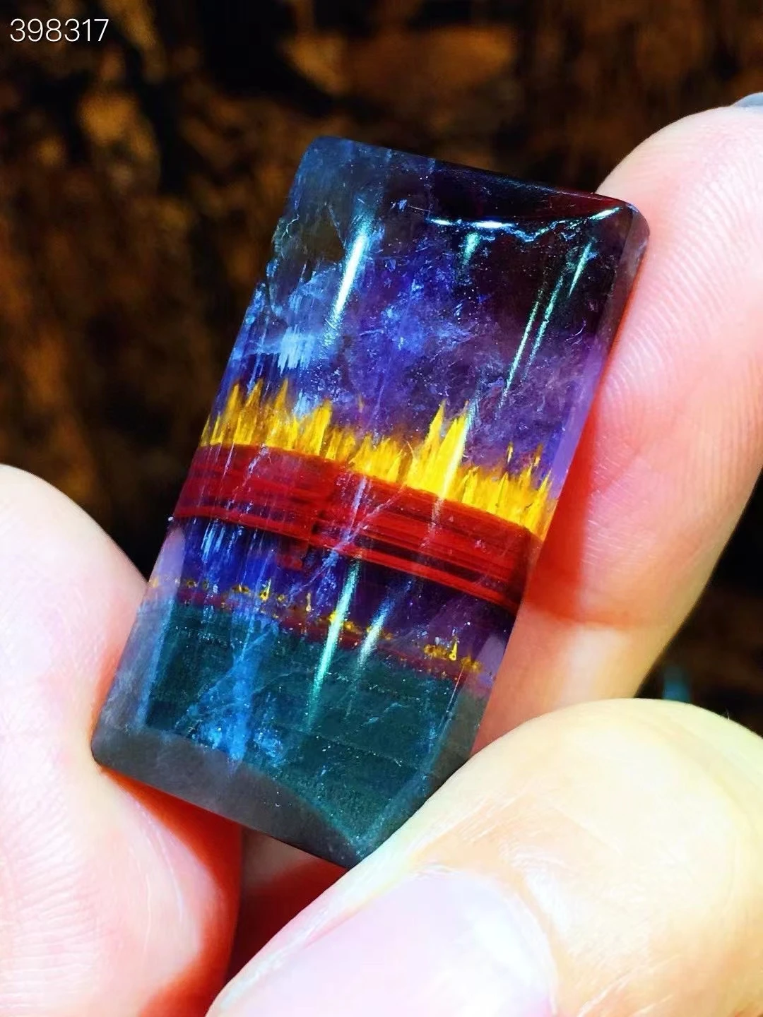 Natural Purple Cacoxenite Red Auralite 23 Pendant Rectangle Gold Rutilated 32.4x17.5x7.4mm Beads Jewelry AAAAA
Natural Purple Cacoxenite Red Auralite 23 Pendant Rectangle Gold Rutilated 32.4x17.5x7.4mm Beads Jewelry AAAAA