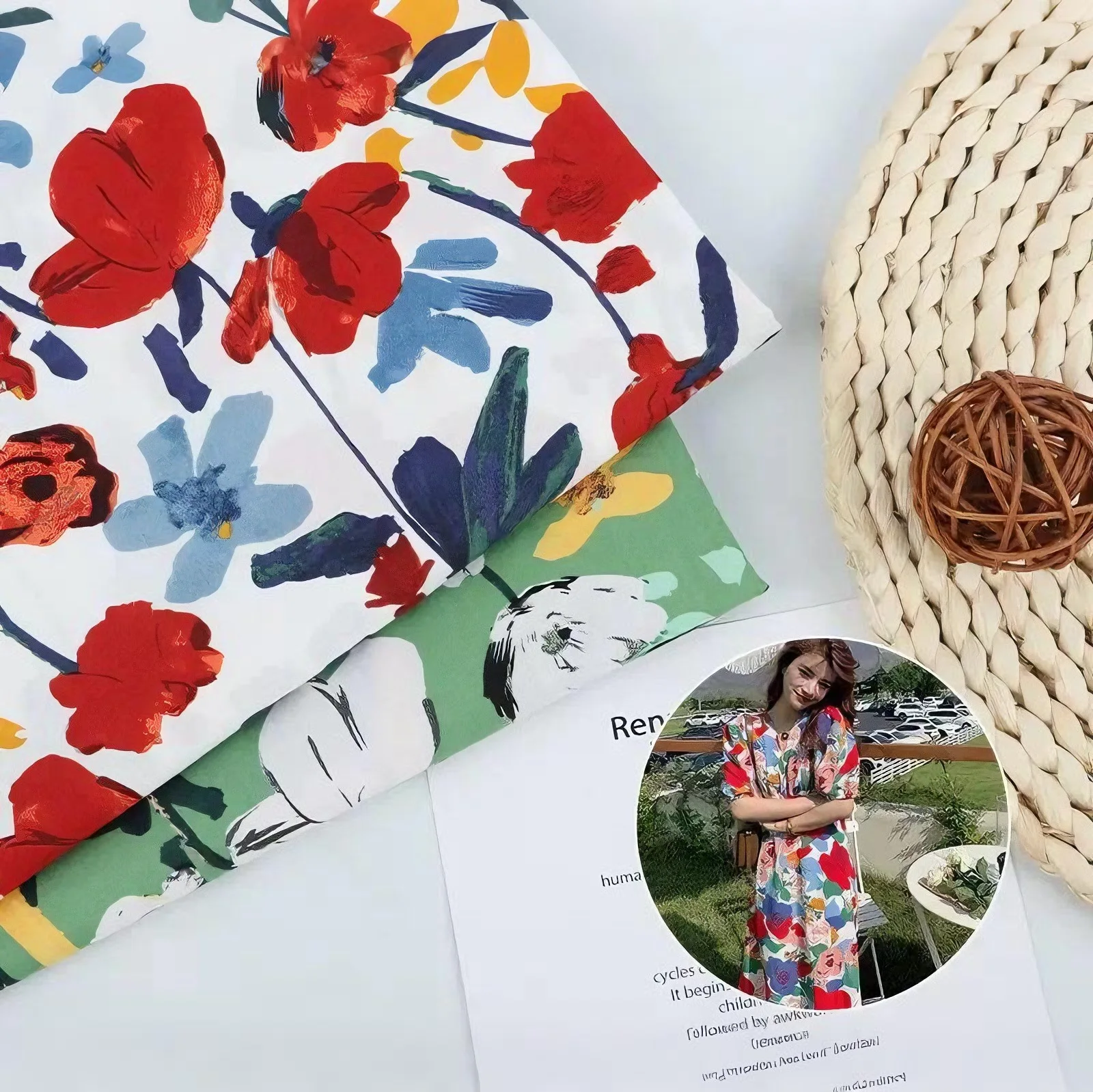 Hawaiian ink Painting 40S Tissun Liberty Cotton Poplin Fabric For Kids Baby Sewing Cloth Dresses Skirt DIY Handmade Patchwork
Hawaiian ink Painting 40S Tissun Liberty Cotton Poplin Fabric For Kids Baby Sewing Cloth Dresses Skirt DIY Handmade Patchwork