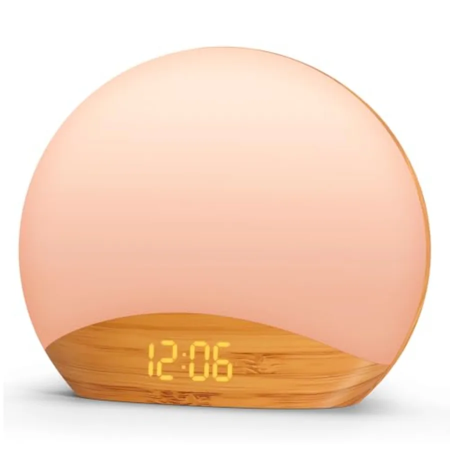 Sunrise Alarm Clock and Sound Machine Nightlight, Digital Dimmable Clock for Bedroom, 26 Sleep Sounds, Noise Machine for Baby,
Sunrise Alarm Clock and Sound Machine Nightlight, Digital Dimmable Clock for Bedroom, 26 Sleep Sounds, Noise Machine for Baby,