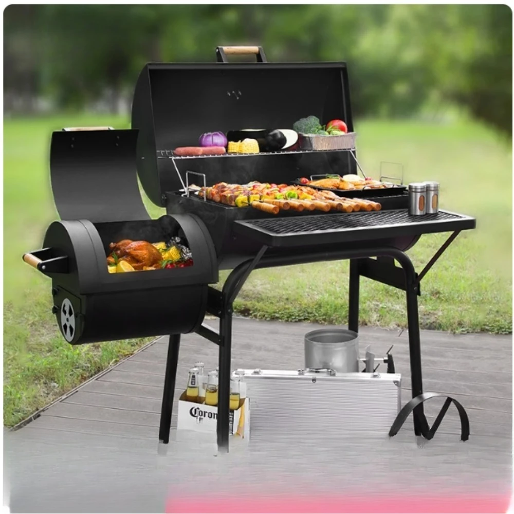 Royal Gourmet CC1830RC 30 Barrel Charcoal Grill with Offset, 811 Square Inches Smoker with Cover for Outdoor Garden, Patio
Royal Gourmet CC1830RC 30 Barrel Charcoal Grill with Offset, 811 Square Inches Smoker with Cover for Outdoor Garden, Patio
