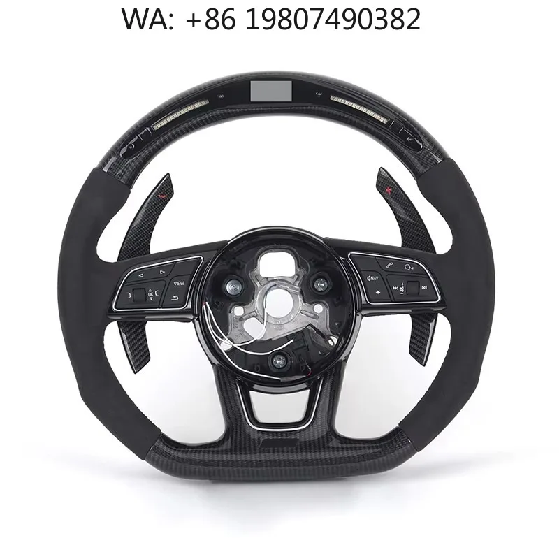 Half Leather LED Sport Steering Wheel, Durable Carbon Fiber Frame Custom Mod Parts Fits A3 A4 A5 A6 B7 B9 S3 S4 S5 RS3 RS4 RS5 R
Half Leather LED Sport Steering Wheel, Durable Carbon Fiber Frame Custom Mod Parts Fits A3 A4 A5 A6 B7 B9 S3 S4 S5 RS3 RS4 RS5 R