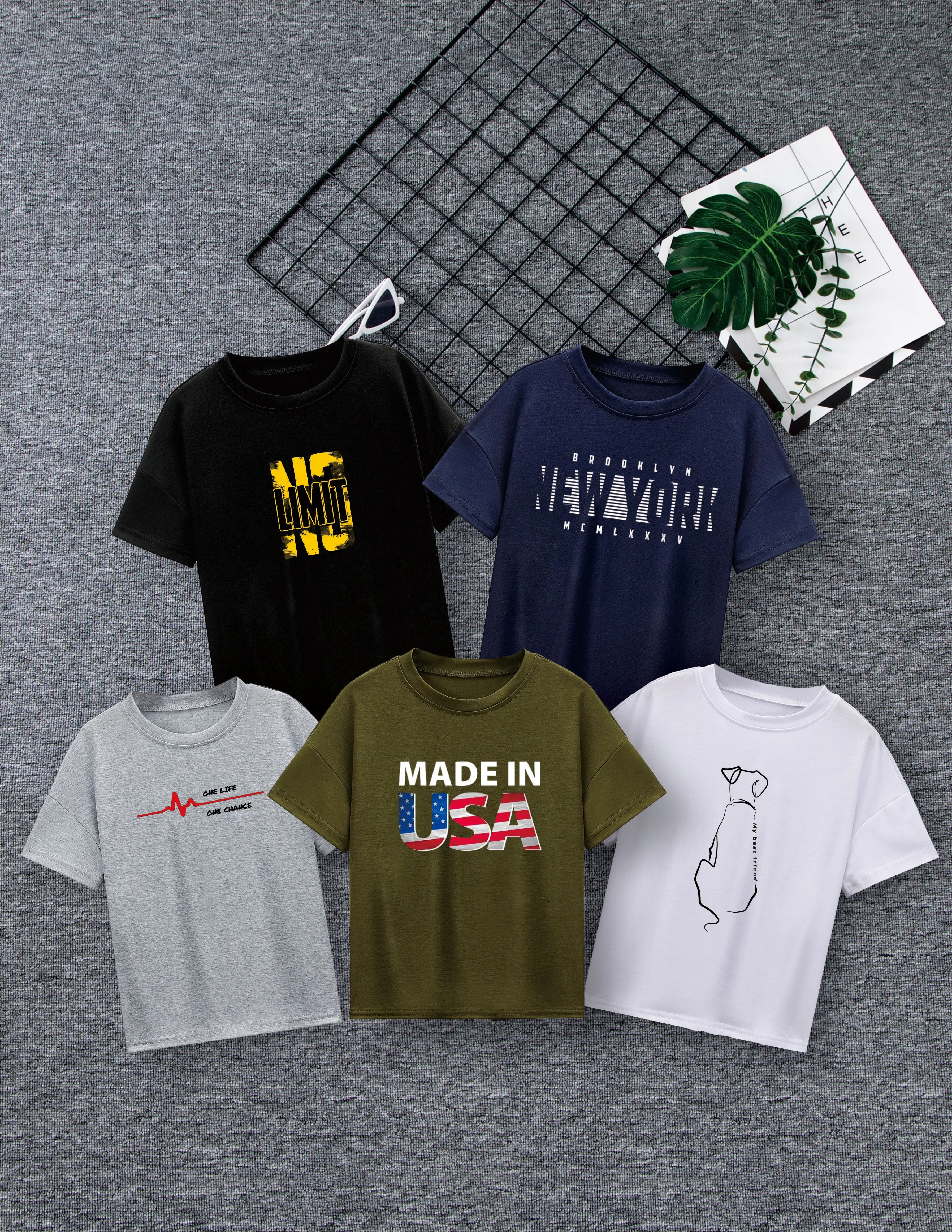 Summer New Boys USA, NEW York, Pet Dog Leisure Sports Street Print Versatile Five Piece Combination T-shirt
Summer New Boys USA, NEW York, Pet Dog Leisure Sports Street Print Versatile Five Piece Combination T-shirt