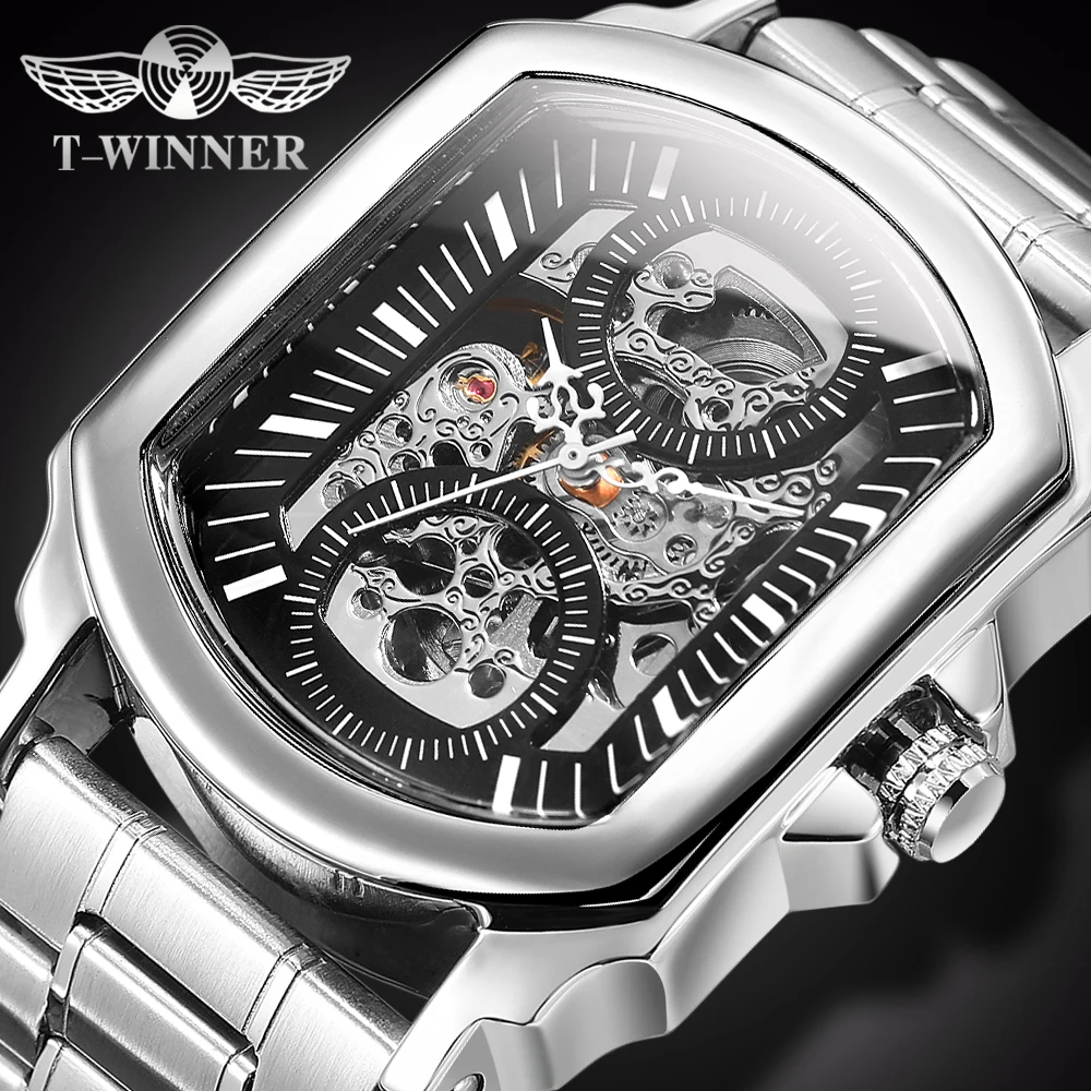 New Coming Fashion Mechanical Skeleton Automatic Self Wind Luxury Men's Watches Stainless Steel Srrap Wristwatch Nice Gift
New Coming Fashion Mechanical Skeleton Automatic Self Wind Luxury Men's Watches Stainless Steel Srrap Wristwatch Nice Gift