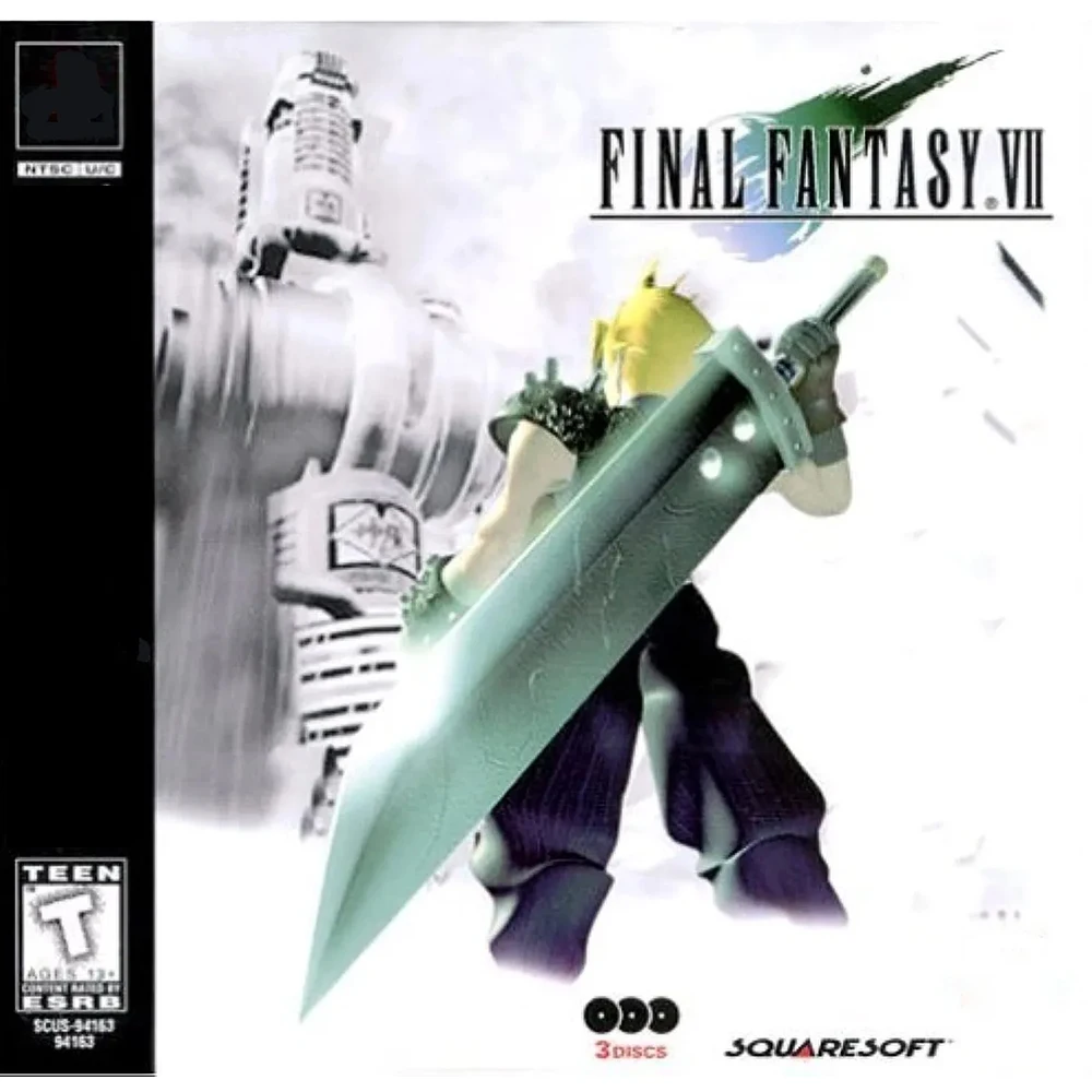 PS1 Copy Game Disc Final Fantasy VII With Manual 3 Discs Unlock Console Station1 Retro Optical Driver Video Game Parts
PS1 Copy Game Disc Final Fantasy VII With Manual 3 Discs Unlock Console Station1 Retro Optical Driver Video Game Parts