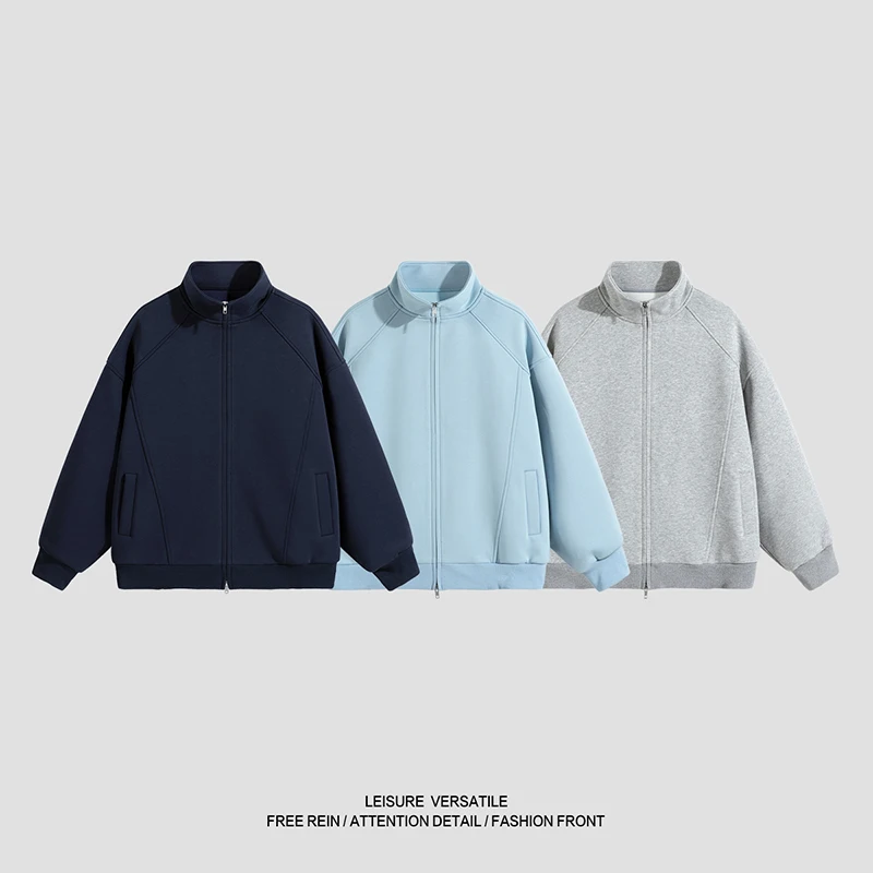 Spring and Autumn Men's Clothing Series Collared Zipper Jacket Loose Casual Outerwear Multi-color Fashionable Comfortable Soft
Spring and Autumn Men's Clothing Series Collared Zipper Jacket Loose Casual Outerwear Multi-color Fashionable Comfortable Soft