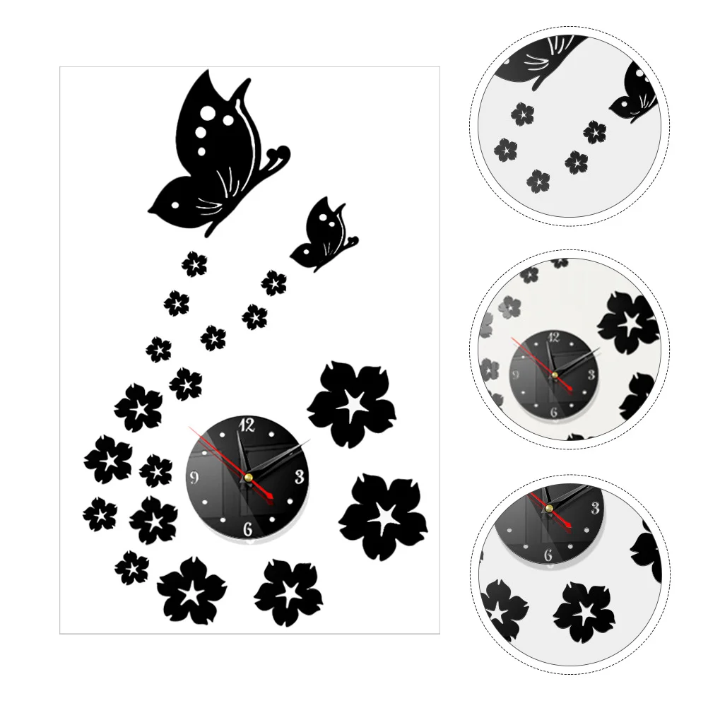 DIY Wall Clock Creative Design Photo Prop Decorative Hanging Clock Home Decor Black Wall Sticker Home Decoration
DIY Wall Clock Creative Design Photo Prop Decorative Hanging Clock Home Decor Black Wall Sticker Home Decoration