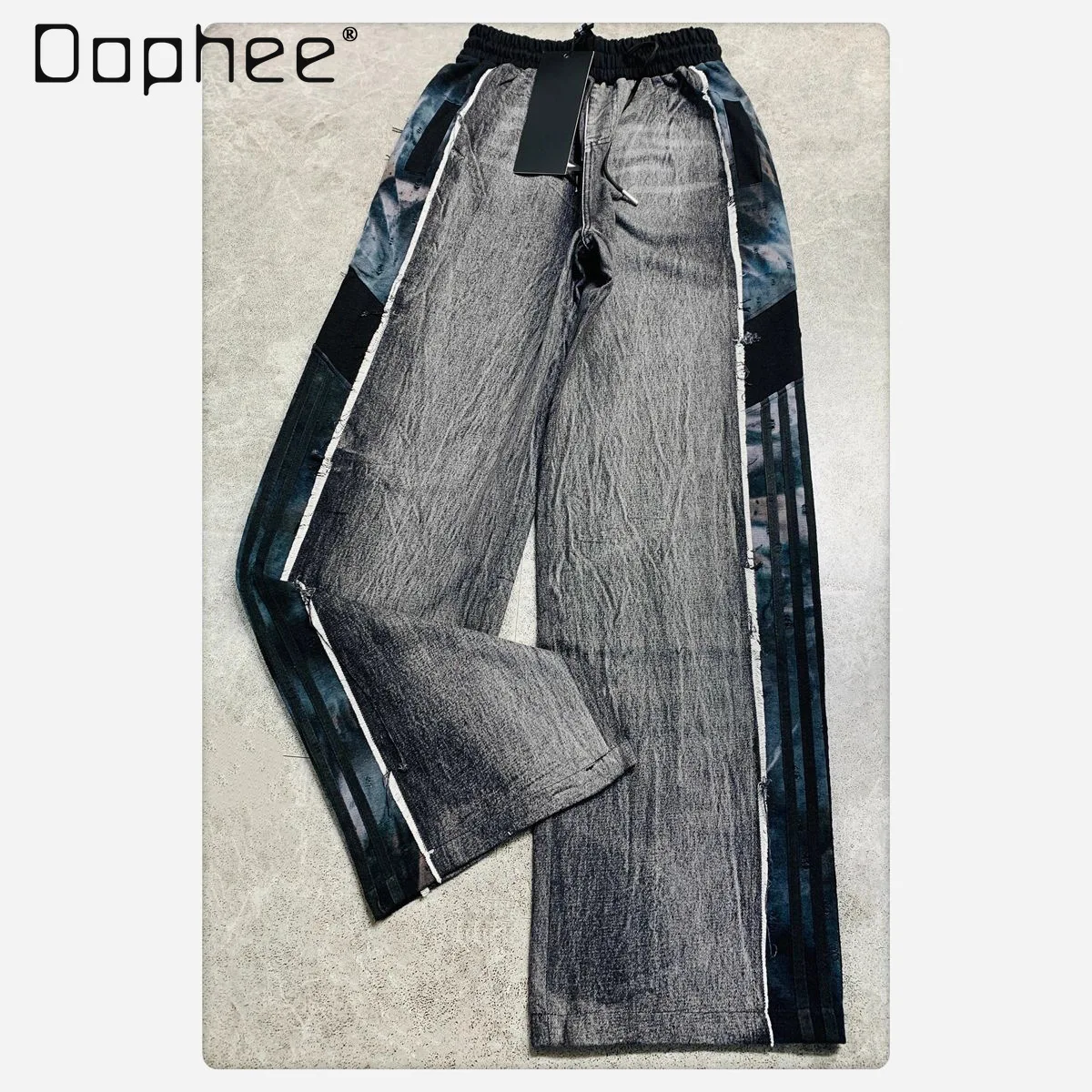European Style Jeans Woman 2025 Autumn New Personality Color-Block Denim Pants Trendy Women Jeans Baggy Pants Wide Leg Jeans
European Style Jeans Woman 2025 Autumn New Personality Color-Block Denim Pants Trendy Women Jeans Baggy Pants Wide Leg Jeans