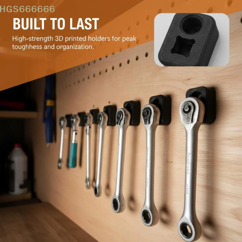 Impact Resistant Ratchet Organizer Holders 3PCS 3D Printed Wrench Storage Racks for Commercial Workshop Organization
Impact Resistant Ratchet Organizer Holders 3PCS 3D Printed Wrench Storage Racks for Commercial Workshop Organization