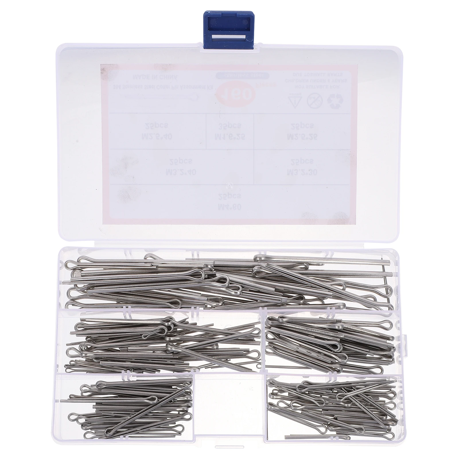 1 set Stainless Steel Pin Set .6 M2.5 .2 304 Opening Pins Fastener Spring Clip Gear Linkage Repair Kit
1 set Stainless Steel Pin Set .6 M2.5 .2 304 Opening Pins Fastener Spring Clip Gear Linkage Repair Kit