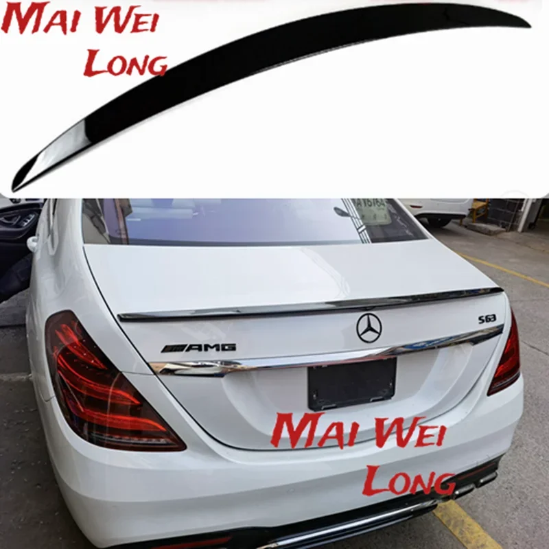 For Mercedes S-class W222 4-door Sedan 2014 + S350 S400 S450 S500 S600 Abs Bright Black Spoiler Bos Style Trunk Lip
For Mercedes S-class W222 4-door Sedan 2014 + S350 S400 S450 S500 S600 Abs Bright Black Spoiler Bos Style Trunk Lip