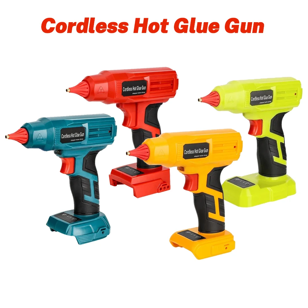 Multi-Function Cordless Hot Glue Gun for Makita/DeWalt/Milwaukee/Bosch/Ryobi 18/20V Battery with 11mm Glue Sticks DIY Power Tool
Multi-Function Cordless Hot Glue Gun for Makita/DeWalt/Milwaukee/Bosch/Ryobi 18/20V Battery with 11mm Glue Sticks DIY Power Tool