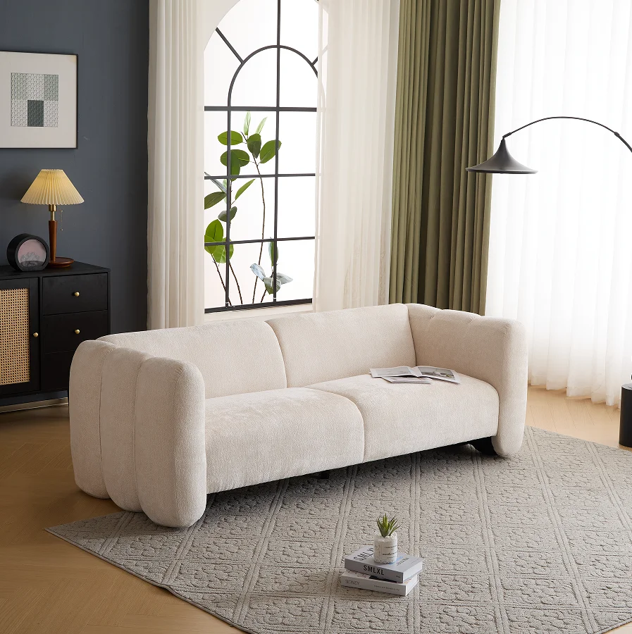 #3-Seater Convertible Square Boucle Sofa Bed Set Wave Design For Living Room Bedrooms Apartment Office
#3-Seater Convertible Square Boucle Sofa Bed Set Wave Design For Living Room Bedrooms Apartment Office