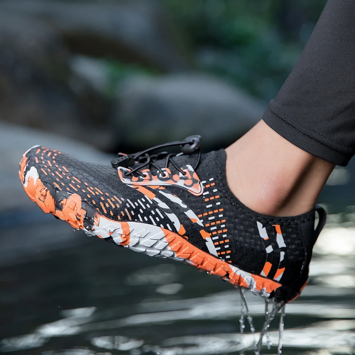 Men Women Water shoes Upstream Wading Swimming Barefoot Five Fingers Aqua Shoes Colorful Beach Seaside Light Unisex Sneakers New
Men Women Water shoes Upstream Wading Swimming Barefoot Five Fingers Aqua Shoes Colorful Beach Seaside Light Unisex Sneakers New