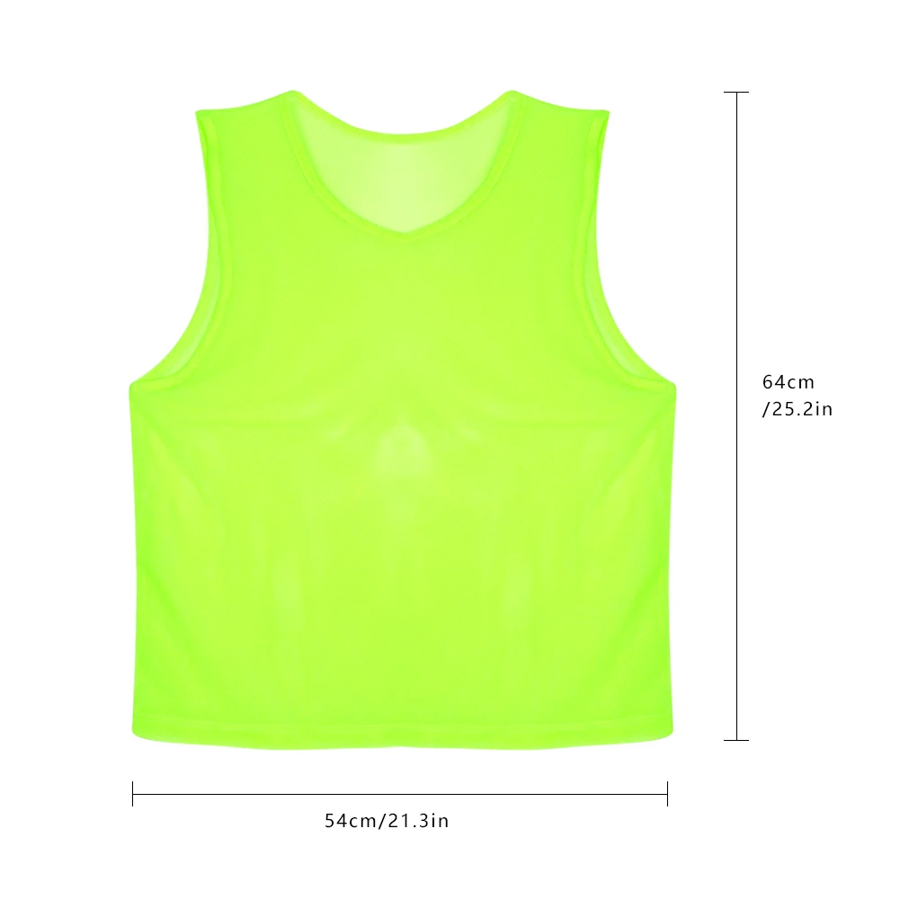 Football Vest 12 Pack Mesh Scrimmage Training Vests Football Vest Breathable Adults Jerseys Bibs Soccer Scrimmage Training Vests
Football Vest 12 Pack Mesh Scrimmage Training Vests Football Vest Breathable Adults Jerseys Bibs Soccer Scrimmage Training Vests