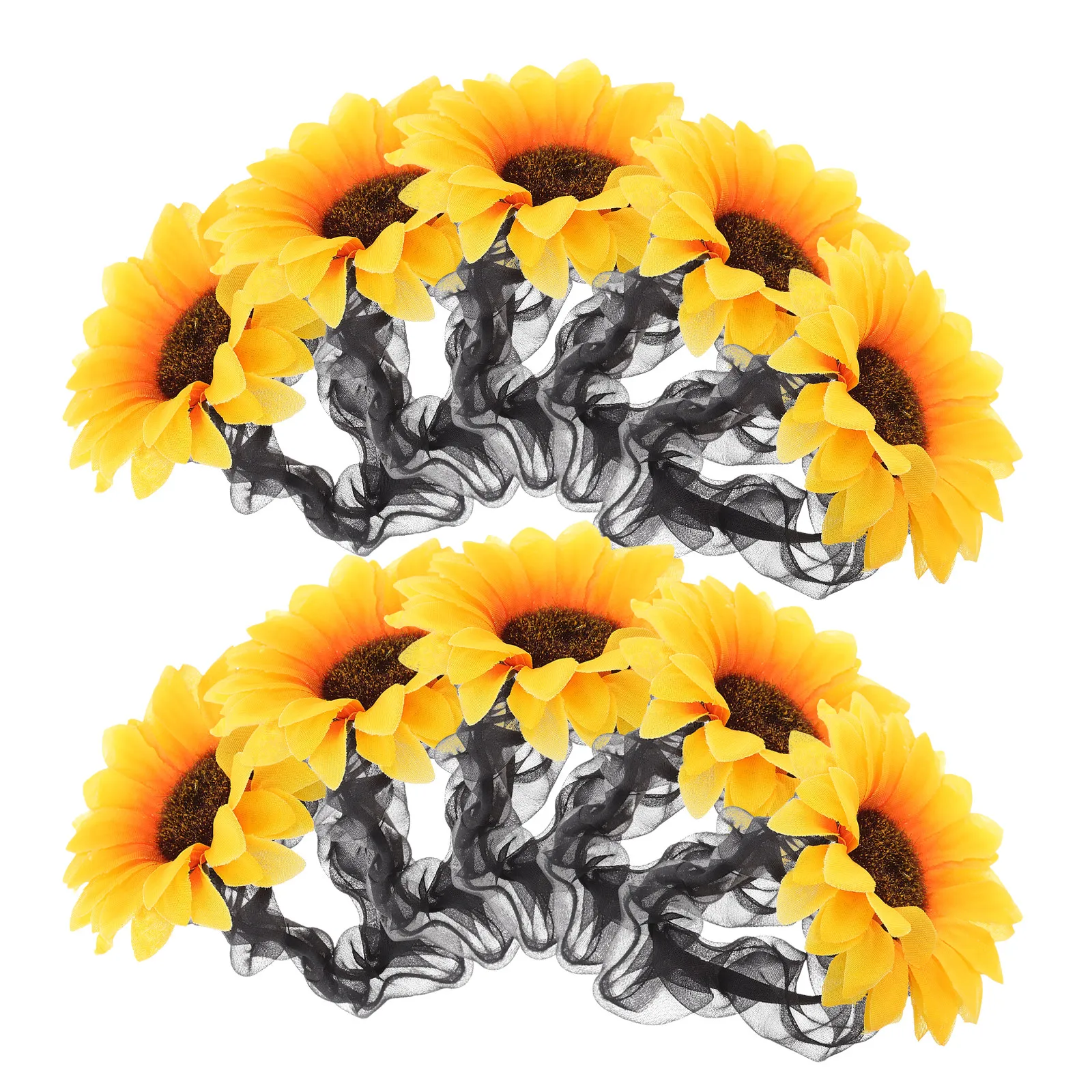 10Pcs Sunflower Hair Ties Yellow Floral Elastic Ponytail Holders Vintage Style Decorative Hair Accessories for Women Girls
10Pcs Sunflower Hair Ties Yellow Floral Elastic Ponytail Holders Vintage Style Decorative Hair Accessories for Women Girls