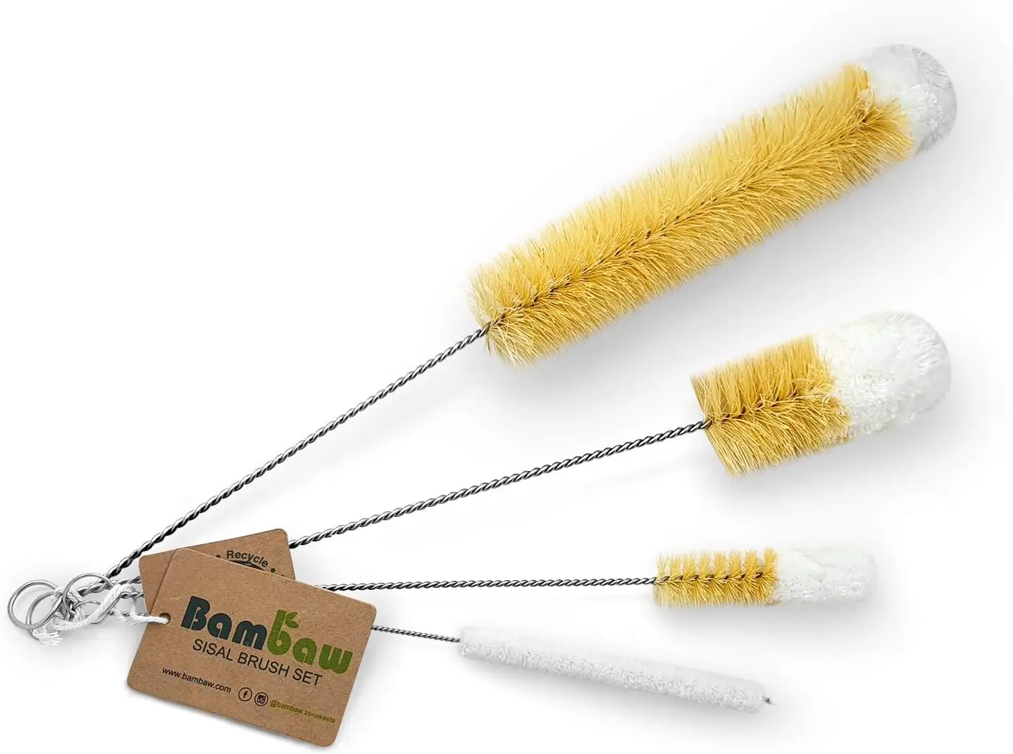 4-Piece Bottle Brush Set – Soft Cotton Tip, Eco-Friendly, for All Bottles & Glassware
4-Piece Bottle Brush Set – Soft Cotton Tip, Eco-Friendly, for All Bottles & Glassware