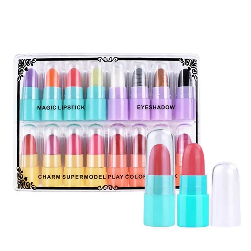 Travel Size Lipstick Set 16 Pieces Matte Glitter Lipstick and Eyeshadow Makeup Sets Portable Lip Stick Packs Lipstick Travel Set
Travel Size Lipstick Set 16 Pieces Matte Glitter Lipstick and Eyeshadow Makeup Sets Portable Lip Stick Packs Lipstick Travel Set