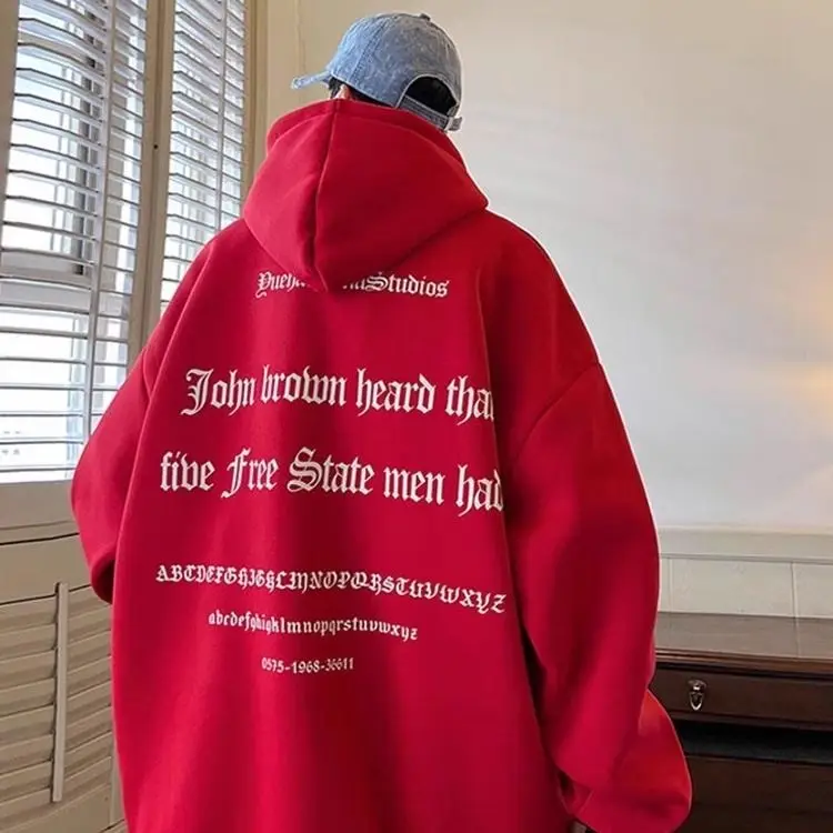 Extra Large 300 Pounds Pure Cotton Hoodie Men's Spring Autumn New Letter Print Design Jacket Top American Style Anti-Wrinkle ...
Extra Large 300 Pounds Pure Cotton Hoodie Men's Spring Autumn New Letter Print Design Jacket Top American Style Anti-Wrinkle ...