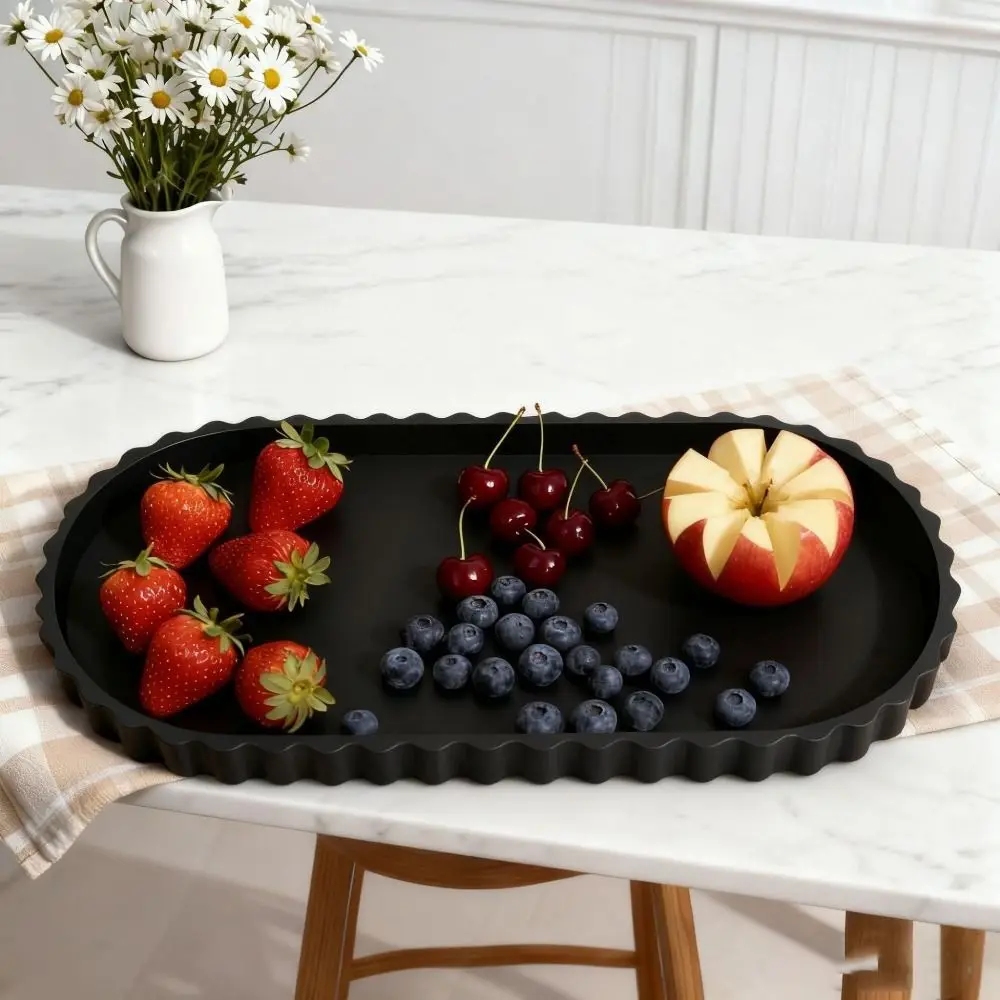 Silicone Oval Storage Tray Marble Pattern Wave Edge Vanity Storage Tray Decorative Jewelry Display Tray Dressing Table
Silicone Oval Storage Tray Marble Pattern Wave Edge Vanity Storage Tray Decorative Jewelry Display Tray Dressing Table