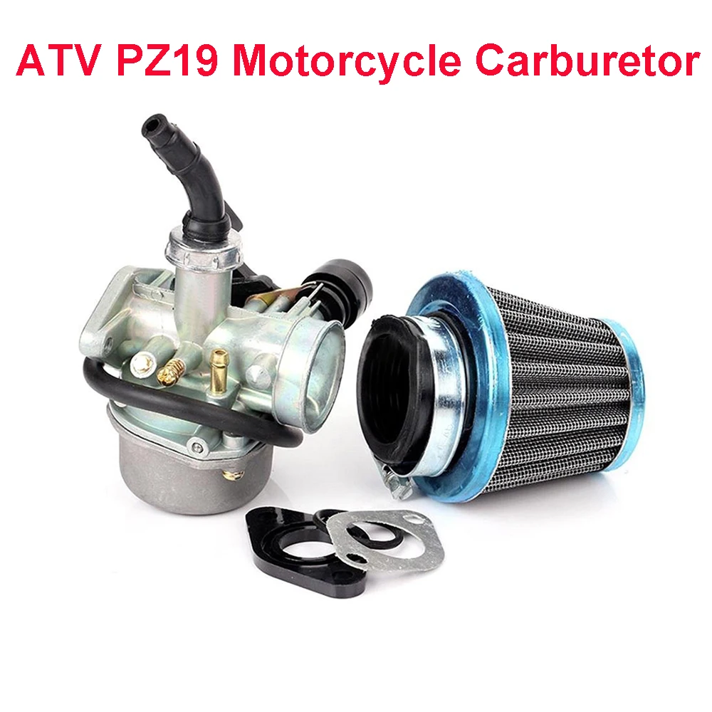 Universal ATV PZ19 Motorcycle Carburetor with Air Filter Lever Choke 35MM for 50cc 70cc 110cc 125cc Scooter Dirt Bike ATV-PZ19
Universal ATV PZ19 Motorcycle Carburetor with Air Filter Lever Choke 35MM for 50cc 70cc 110cc 125cc Scooter Dirt Bike ATV-PZ19