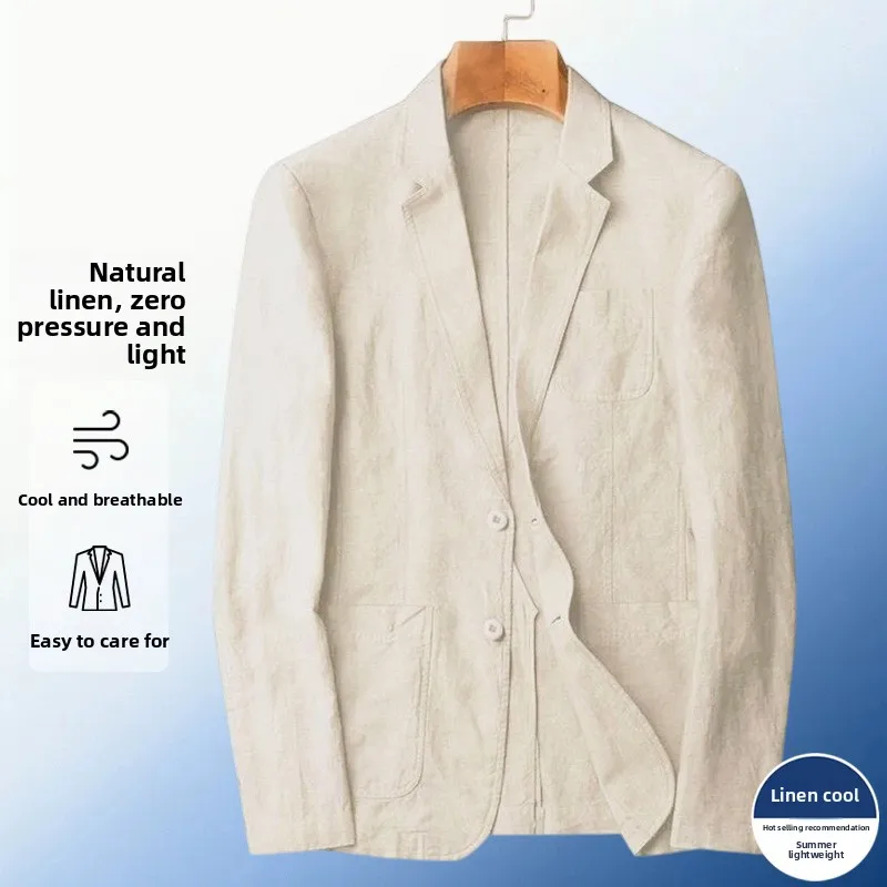 Linen Blazer A Stylish Versatile Men Business Casual Piece That Is Comfortable Breathable and Suitable for All Occasions Blazer
Linen Blazer A Stylish Versatile Men Business Casual Piece That Is Comfortable Breathable and Suitable for All Occasions Blazer