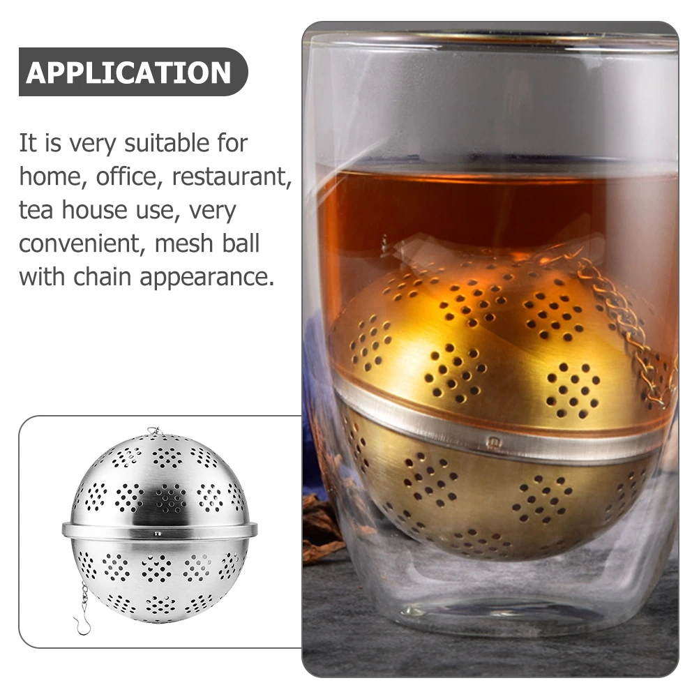 Stainless Steel Tea Ball Strainer Spice Filter Infuser Kitchen Gadgets Loose Leaf Teapot Accessories Home Office Restaurant
Stainless Steel Tea Ball Strainer Spice Filter Infuser Kitchen Gadgets Loose Leaf Teapot Accessories Home Office Restaurant
