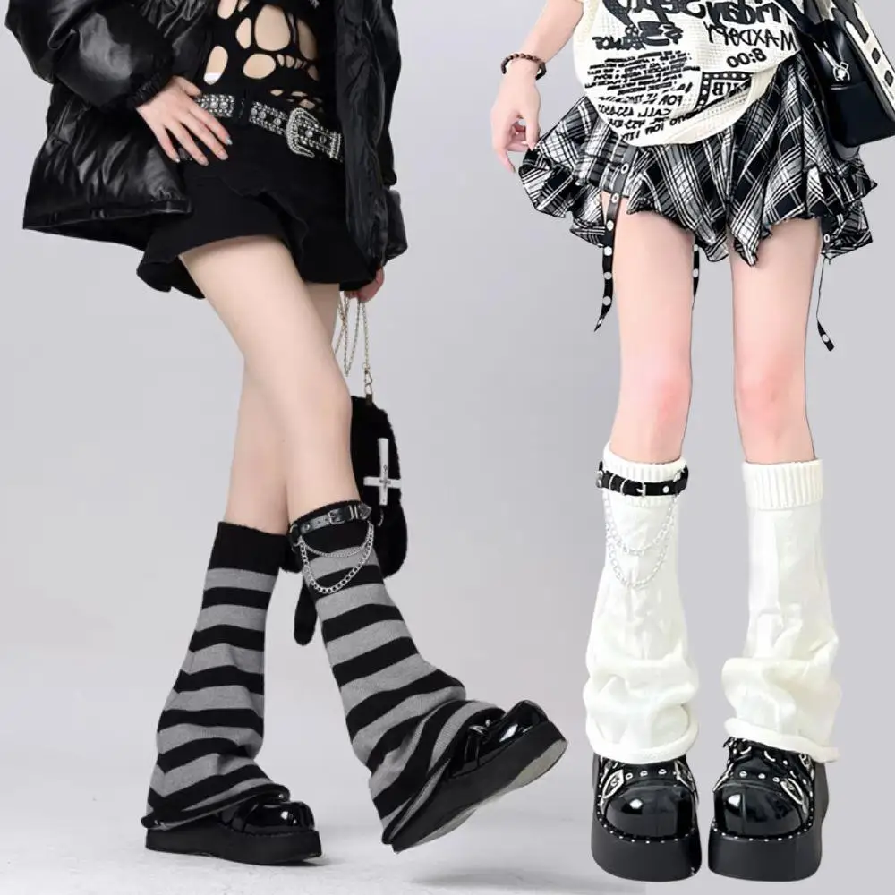 Striped Knitted Leg Warmers Woman Autumn Winter Warm Knitted Sock Sleeves Lolita JK Wide Leg Warmer Stylish Stretchy Boots Cover
Striped Knitted Leg Warmers Woman Autumn Winter Warm Knitted Sock Sleeves Lolita JK Wide Leg Warmer Stylish Stretchy Boots Cover