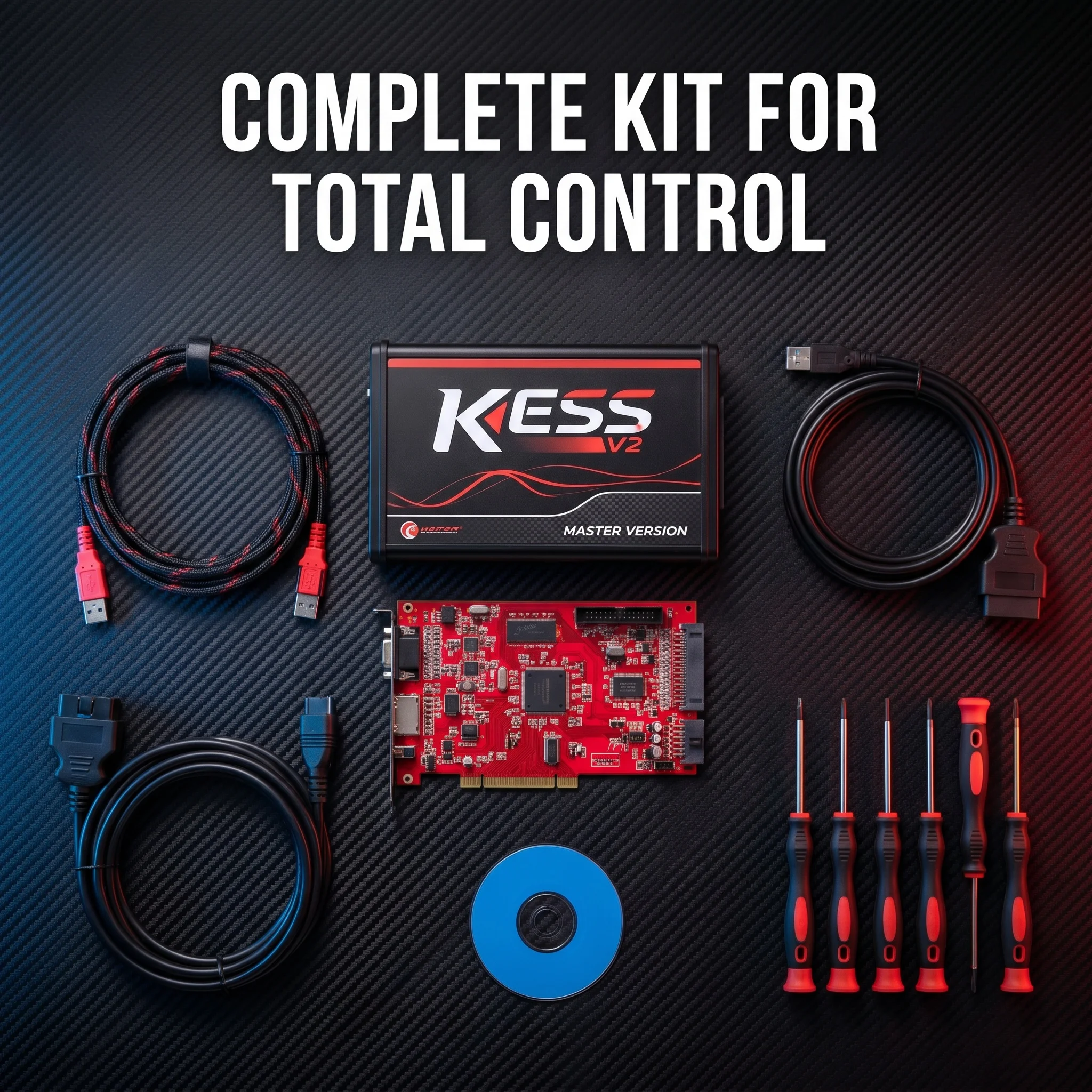 EU Version ECU Programming Tuning Tool for Kess V2 V5.017 & KTAG V7.020 - OBD2 Car Trucks Master with BDM Software, Red PCB
EU Version ECU Programming Tuning Tool for Kess V2 V5.017 & KTAG V7.020 - OBD2 Car Trucks Master with BDM Software, Red PCB