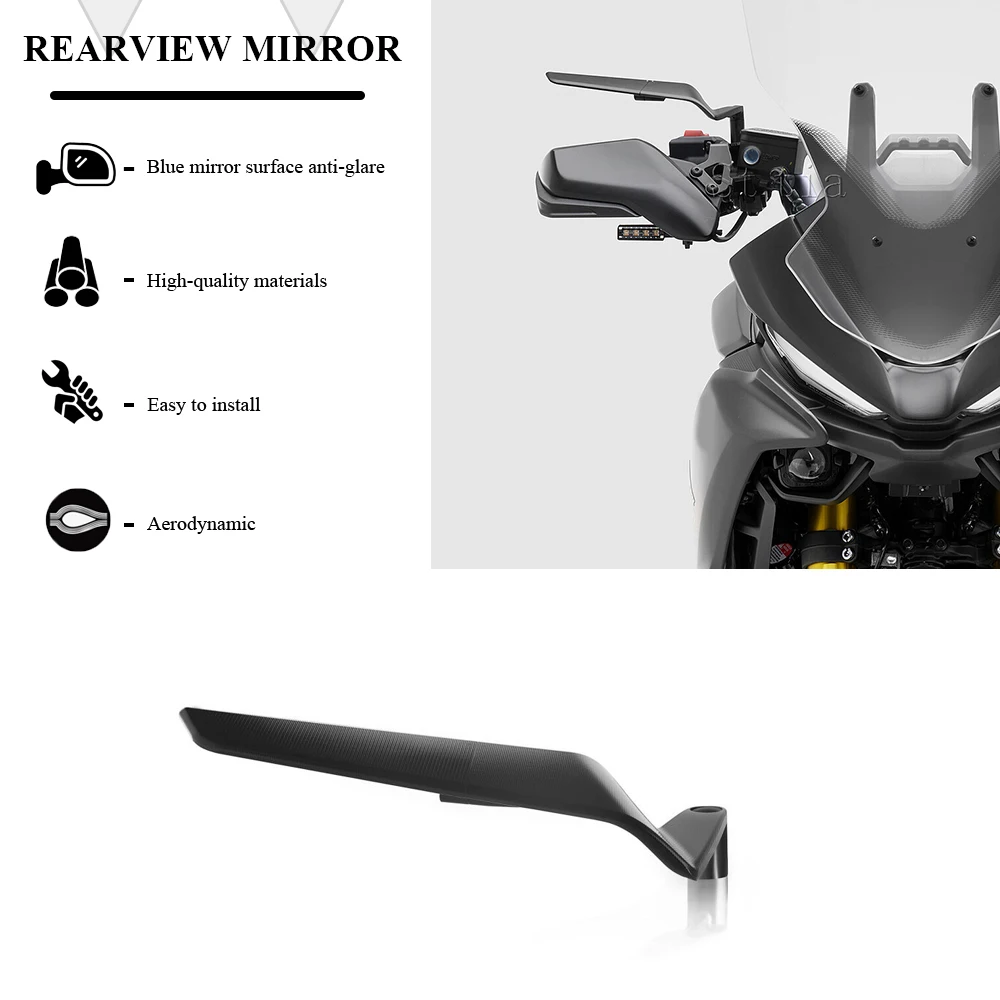 New Tracer 7GT Motorcycle Rearview Mirror Fit For For YAMAHA TRACER 7 TRACER 7 GT 2025-2026 Adjustable Winglets Side Mirror Kit
New Tracer 7GT Motorcycle Rearview Mirror Fit For For YAMAHA TRACER 7 TRACER 7 GT 2025-2026 Adjustable Winglets Side Mirror Kit