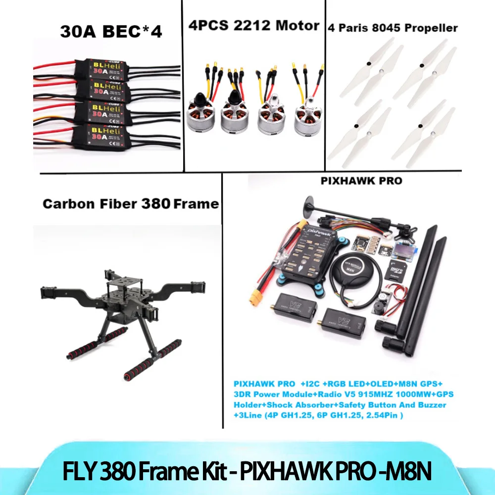 B-CUBE Pixhawk PRO M8N Open Source New Smart Drone Fly 380 Mmpix Quadrotor Upturned Rack
B-CUBE Pixhawk PRO M8N Open Source New Smart Drone Fly 380 Mmpix Quadrotor Upturned Rack