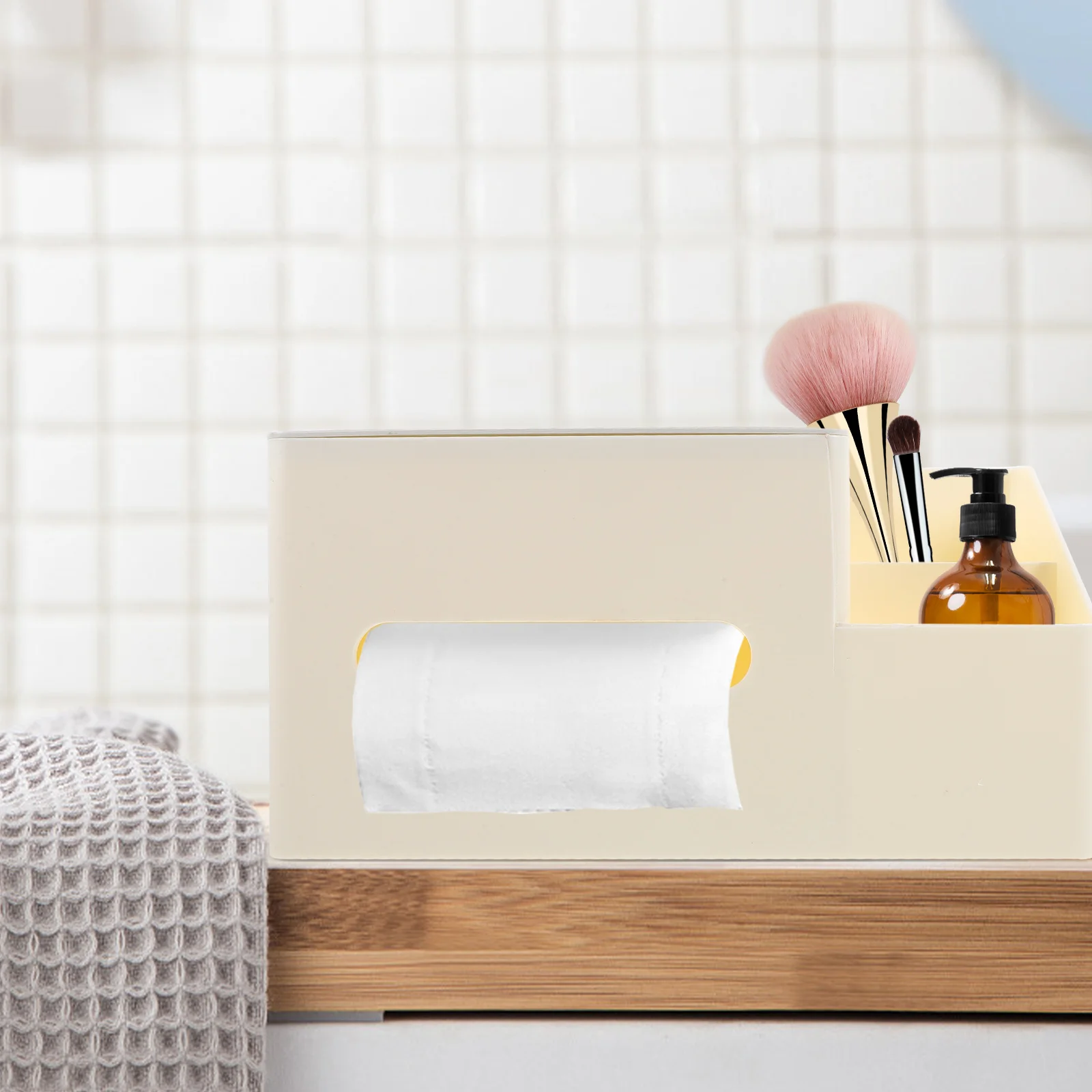 Sturdy Tissue Box Cover With Side Storage Slots Household Napkin Holder For Living Room Bedroom Standard Size Paper Towel
Sturdy Tissue Box Cover With Side Storage Slots Household Napkin Holder For Living Room Bedroom Standard Size Paper Towel
