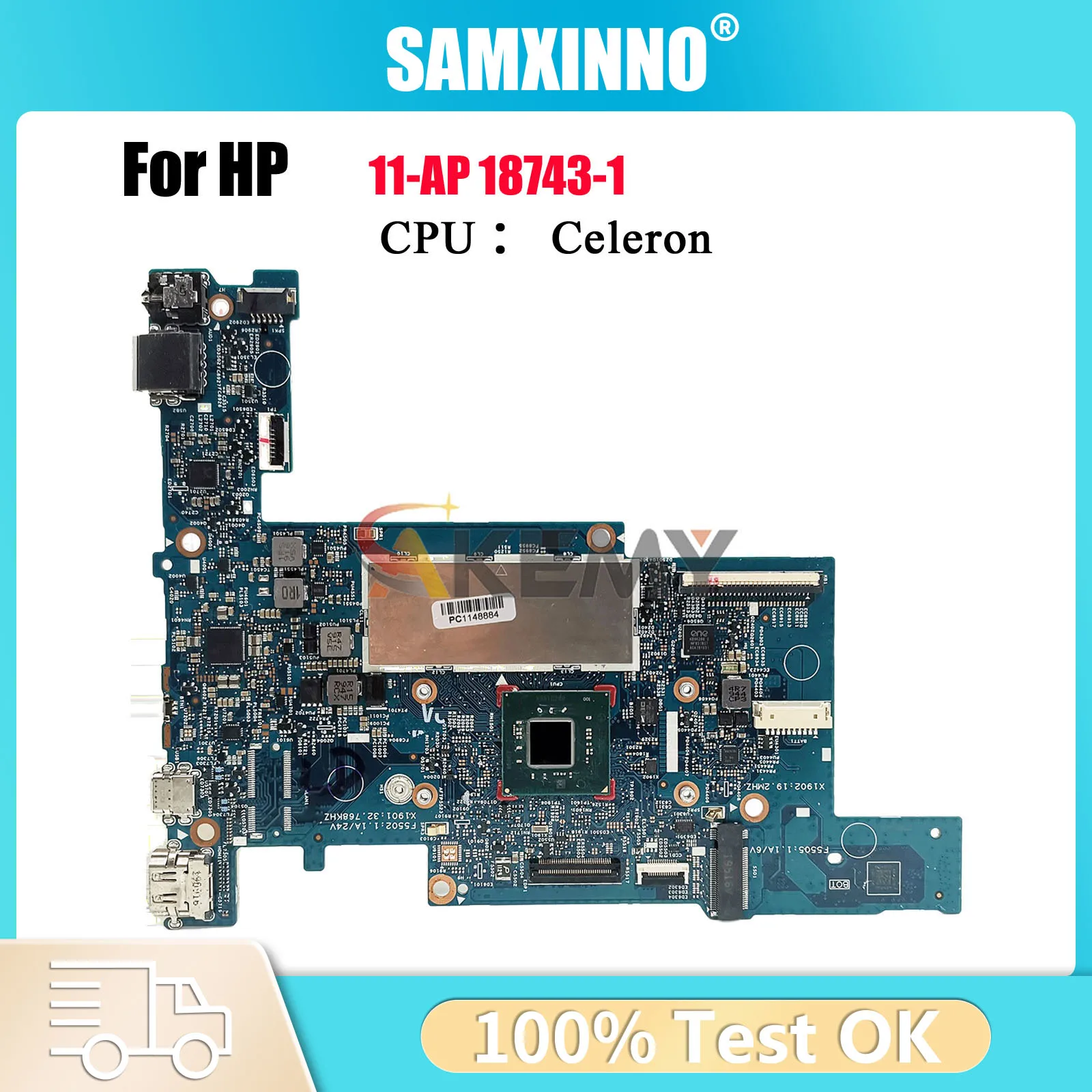 18743-1 с процессором N5000, 2 ГБ 4 ГБ ОЗУ для HP Pavilion X360 11-AP 11M-AP, материнская плата для ноутбука, 100% полностью протестирована 
18743-1 с процессором N5000, 2 ГБ 4 ГБ ОЗУ для HP Pavilion X360 11-AP 11M-AP, материнская плата для ноутбука, 100% полностью протестирована