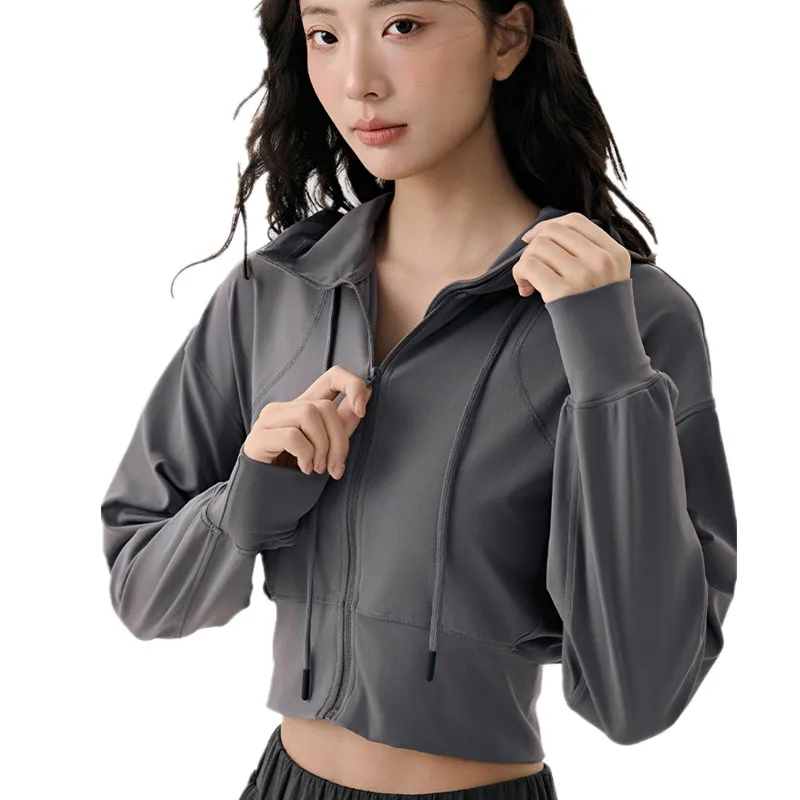 Осенняя свободная спортивная куртка для йоги, женская куртка для бега на молнии для бега, топы для фитнеса, тренировочное пальто для бега, спортивная куртка с капюшоном, уличная спортивная куртка
Осенняя свободная спортивная куртка для йоги, женская куртка для бега на молнии для бега, топы для фитнеса, тренировочное пальто для бега, спортивная куртка с капюшоном, уличная спортивная куртка