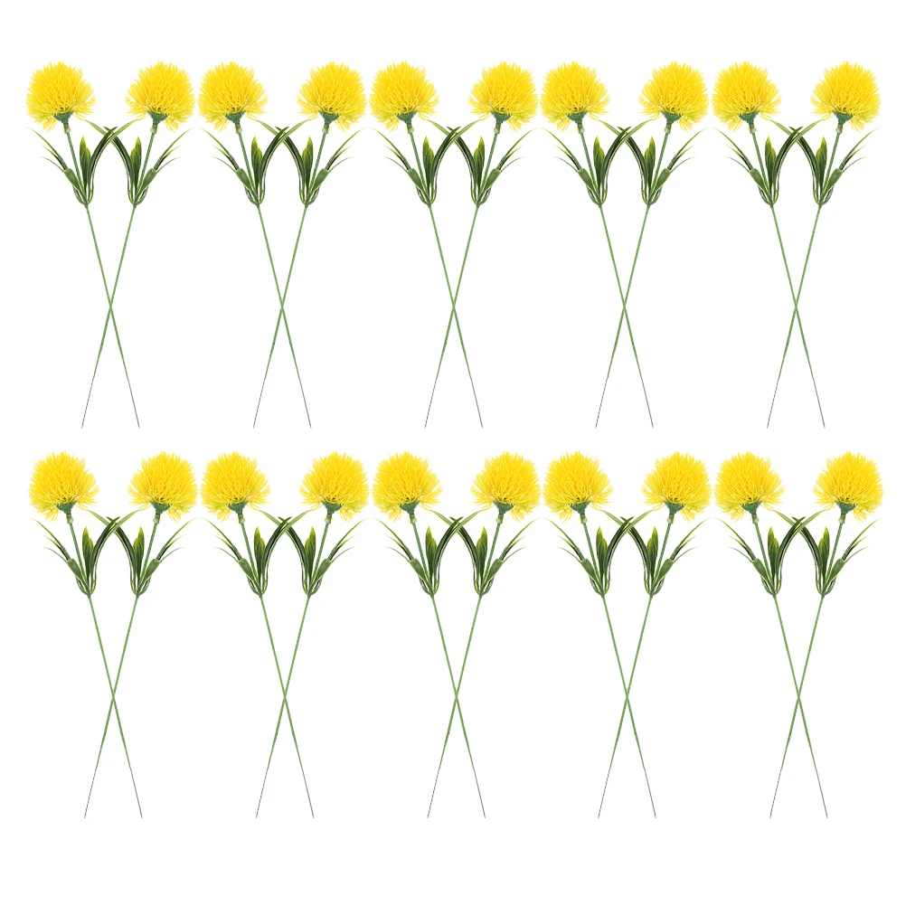 20pcs Artificial Dandelion Decoration Realistic Flowers for Home Wedding Party Event Bright Colors Year Round Greenery Flexible
20pcs Artificial Dandelion Decoration Realistic Flowers for Home Wedding Party Event Bright Colors Year Round Greenery Flexible