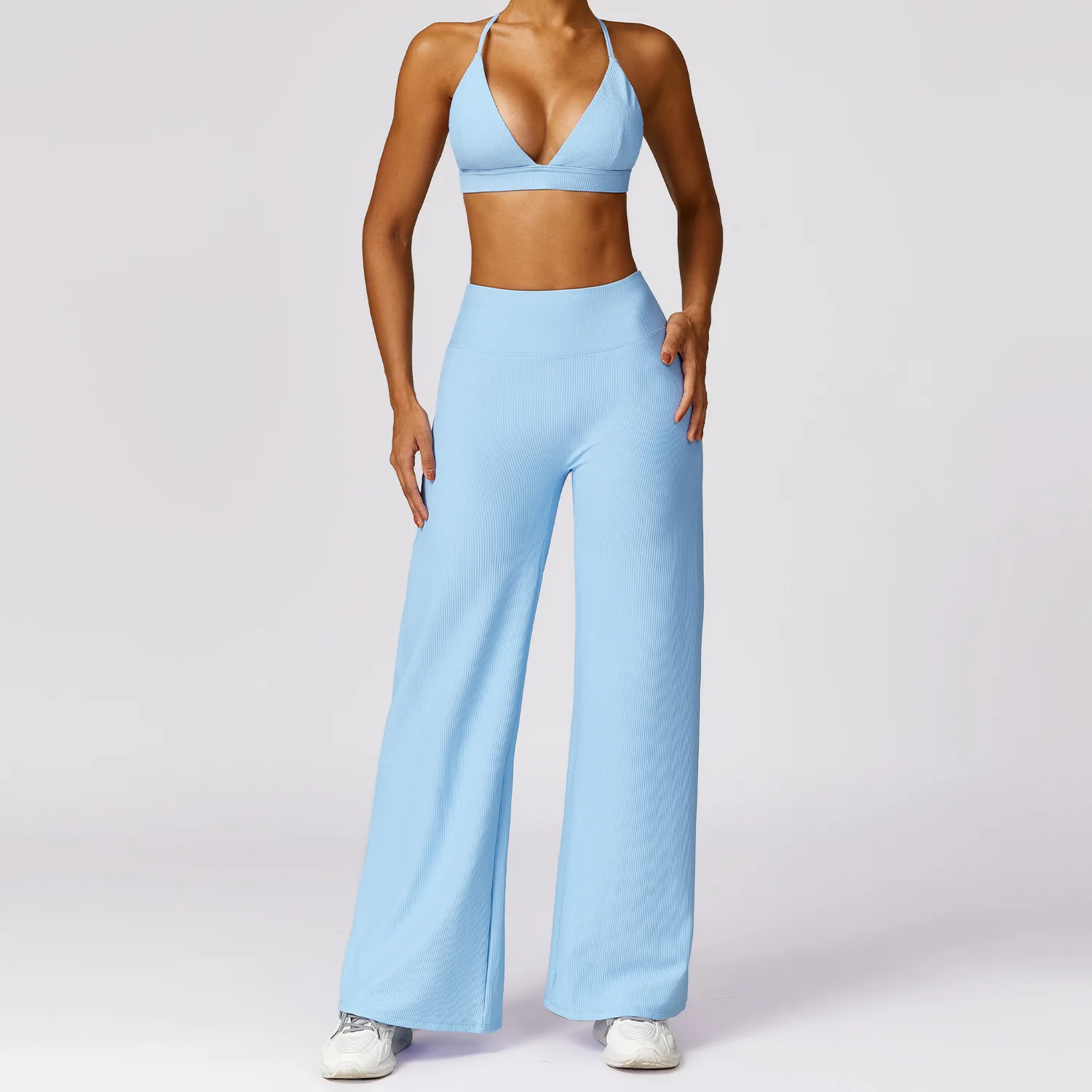 2 Piece Sexy Sets Women wide leg pants Crop tank top Sports Sets Buttery Soft Gym Tight Yoga Suit fall winter spring
2 Piece Sexy Sets Women wide leg pants Crop tank top Sports Sets Buttery Soft Gym Tight Yoga Suit fall winter spring