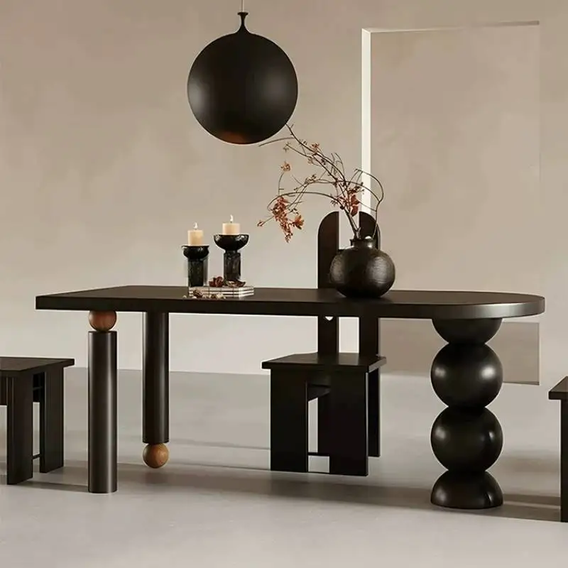 Nordic Black Chairs Dining Table Set Wood Modern Restaurant Dining Table Living Room Solid Wood Juegos De Comedor Furniture Home
Nordic Black Chairs Dining Table Set Wood Modern Restaurant Dining Table Living Room Solid Wood Juegos De Comedor Furniture Home