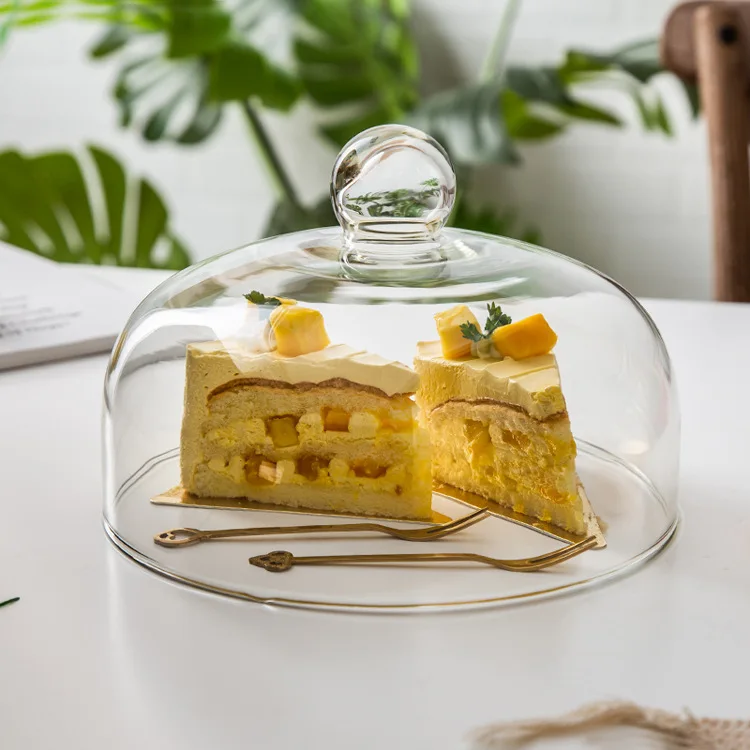 Lead-Free Food-Grade Clear Glass Cake Cover Dustproof Protective Dome
Lead-Free Food-Grade Clear Glass Cake Cover Dustproof Protective Dome