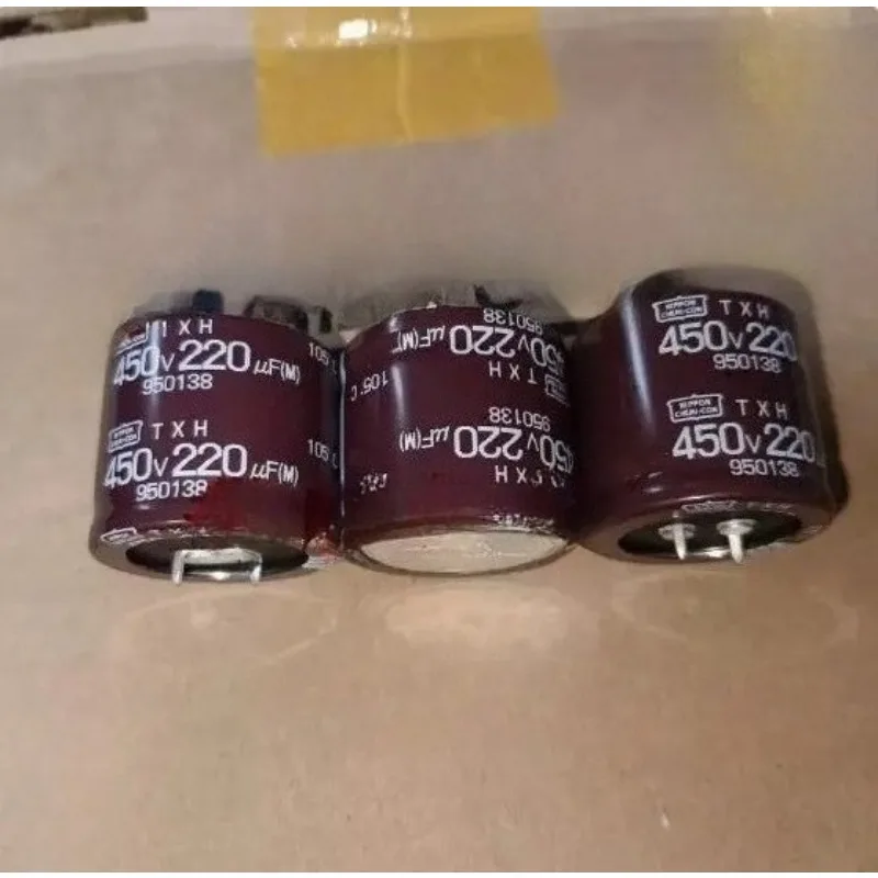 4pcs Japanese original NIPPON Aluminum Electrolytic Capacitor 450V 220UF 35 * 30 TXH 105 degrees
4pcs Japanese original NIPPON Aluminum Electrolytic Capacitor 450V 220UF 35 * 30 TXH 105 degrees